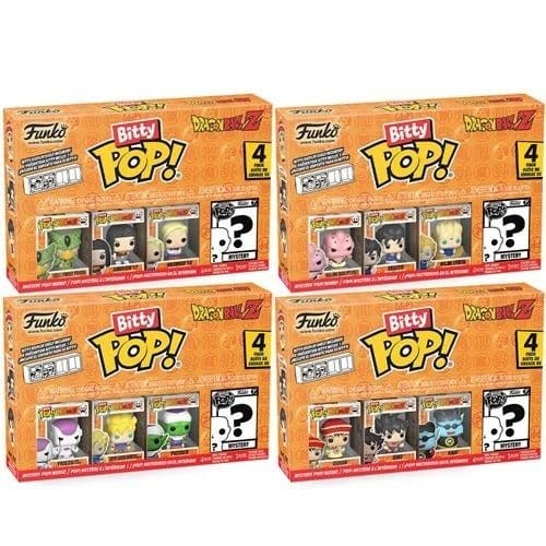 Funko Dragon Ball Z Bitty Pop! Mini - Figure 4 - Pack - Select Set(s)
