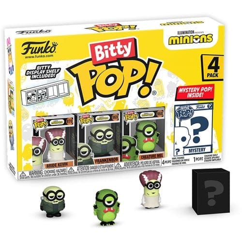 Funko Bitty Pop! Minions Mini - Figure 4 - Pack - Select Set(s)