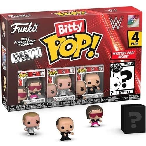 Funko WWE Bitty Pop! Mini - Figure 4 - Pack - Select Set(s)