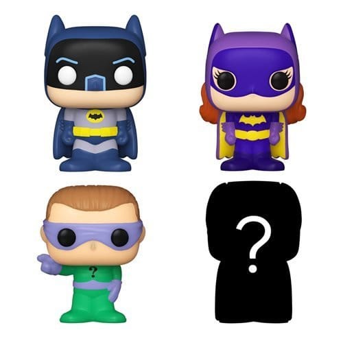Funko Bitty Pop! Batman 1966 Mini - Figure 4 - Pack - Select Set(s)