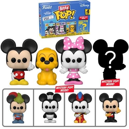 Funko Bitty Pop! Disney Classics Mini - Figure 4 - Pack - Select Set(s)