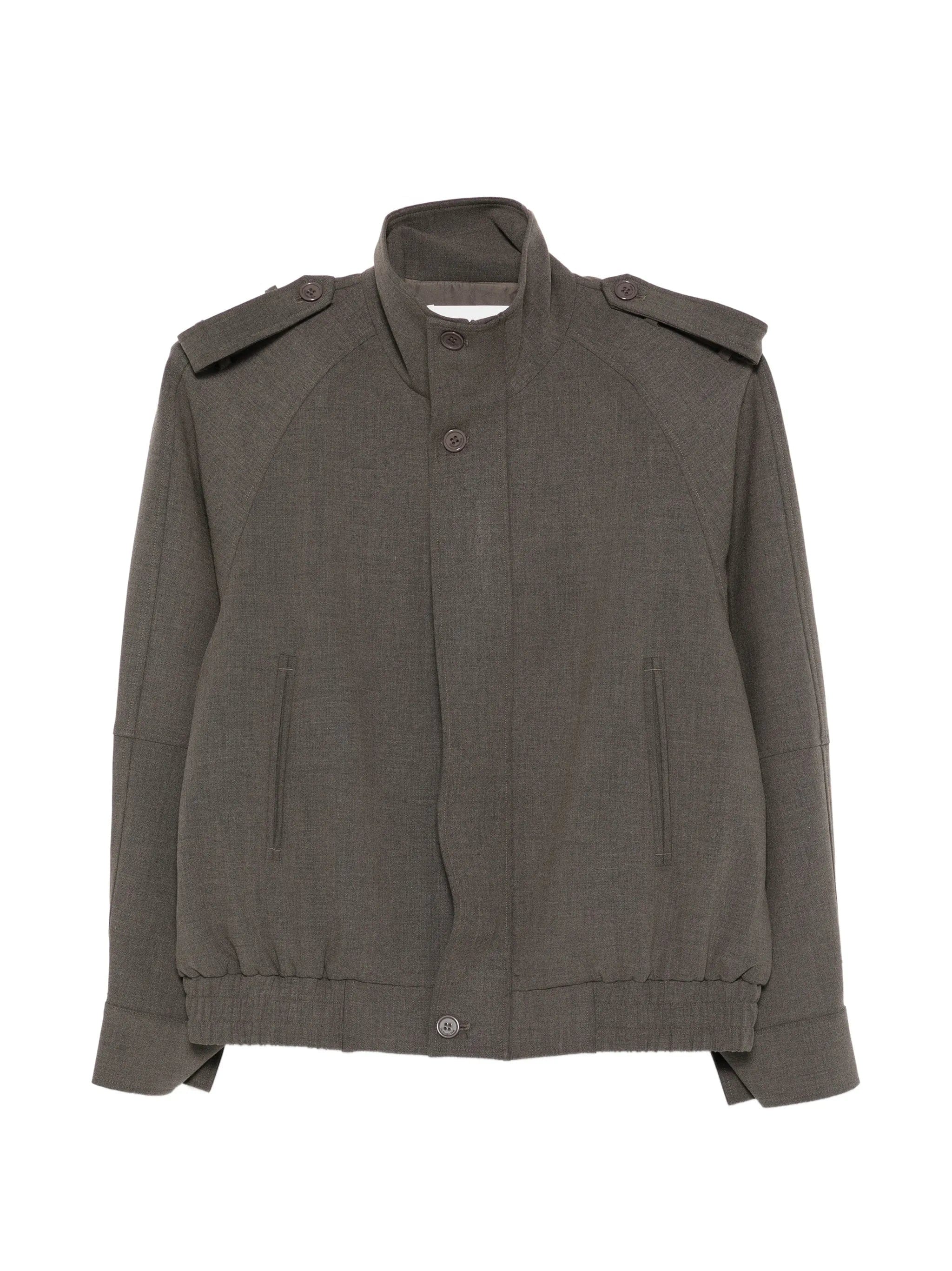 The Frankie Shop Kelly buttoned oversized jacket