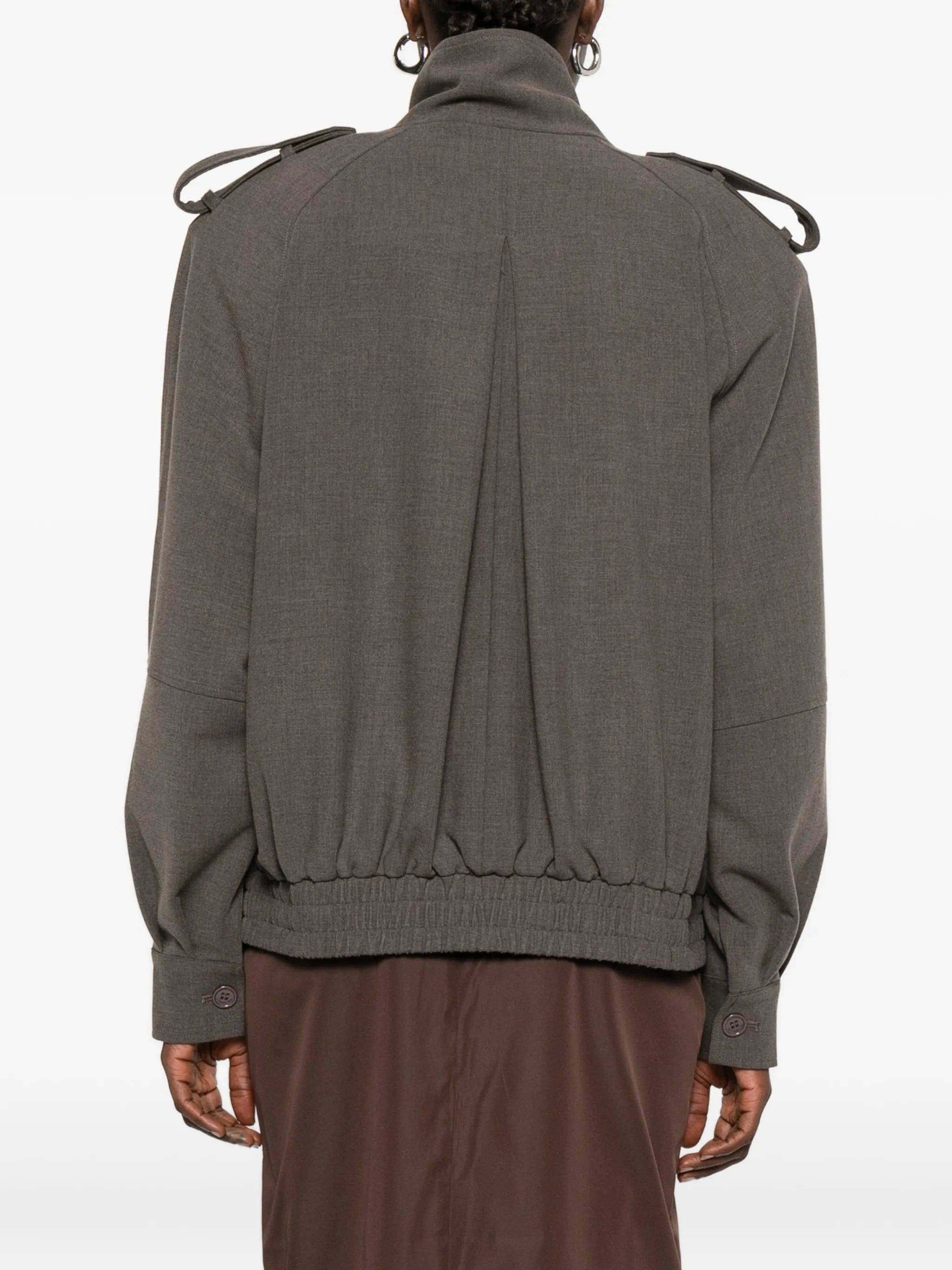 The Frankie Shop Kelly buttoned oversized jacket
