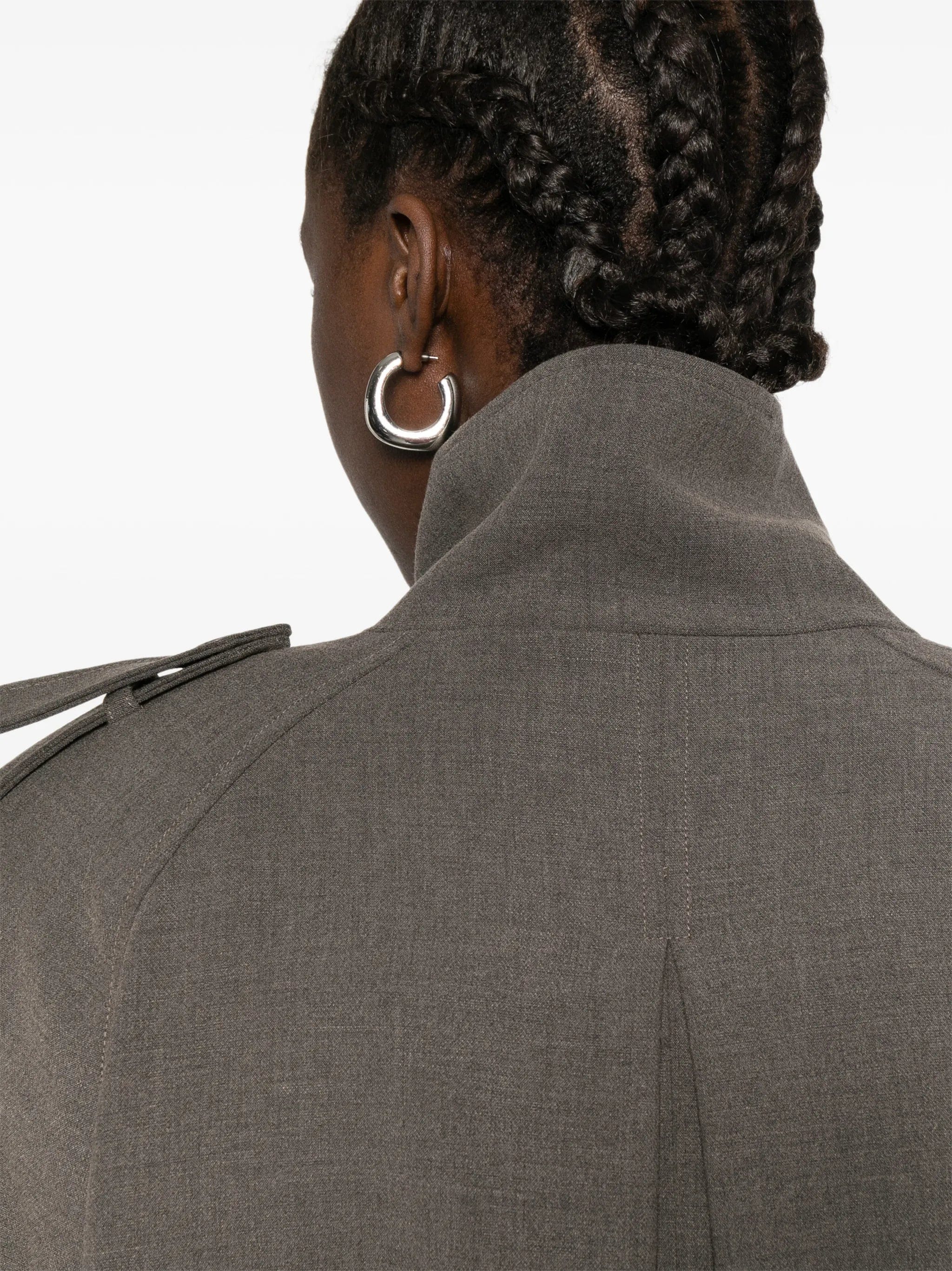 The Frankie Shop Kelly buttoned oversized jacket