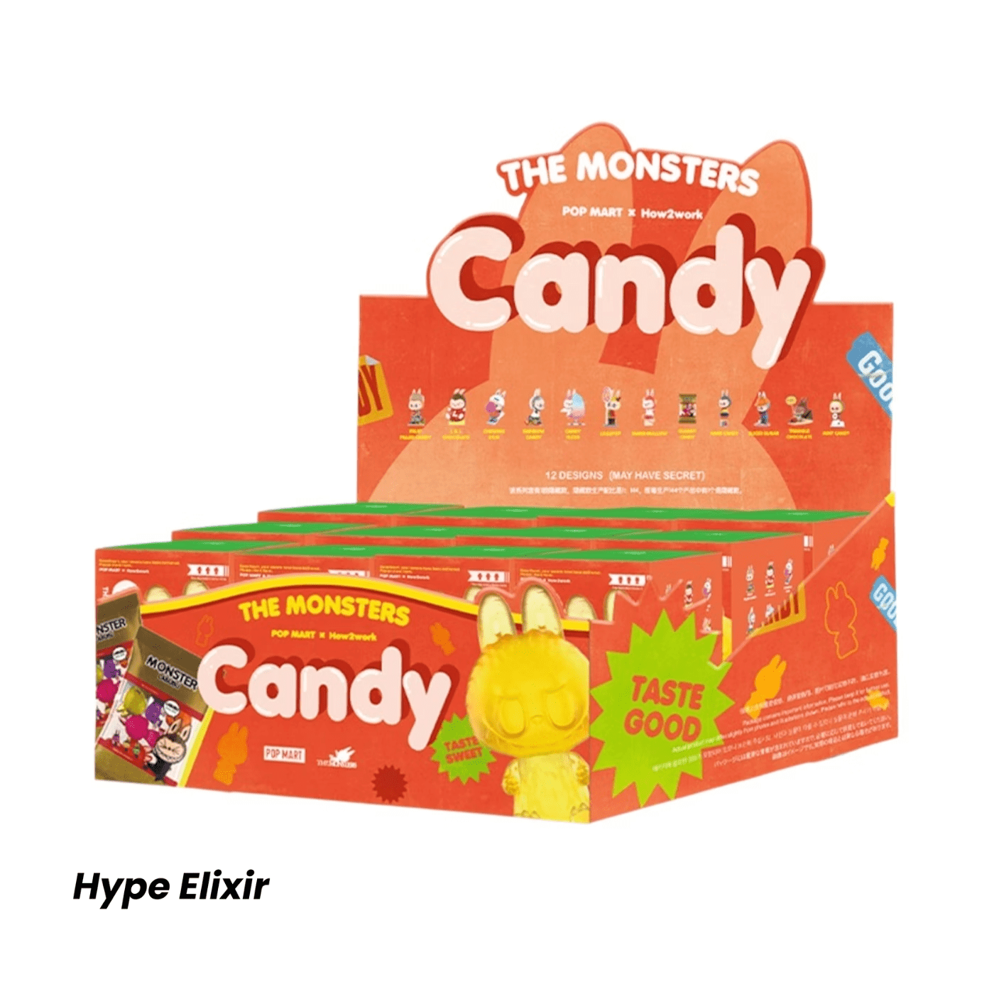 the monsters Pop Mart The Monsters Labubu Candy Series Figure Sealed Case (12 Blind Box)