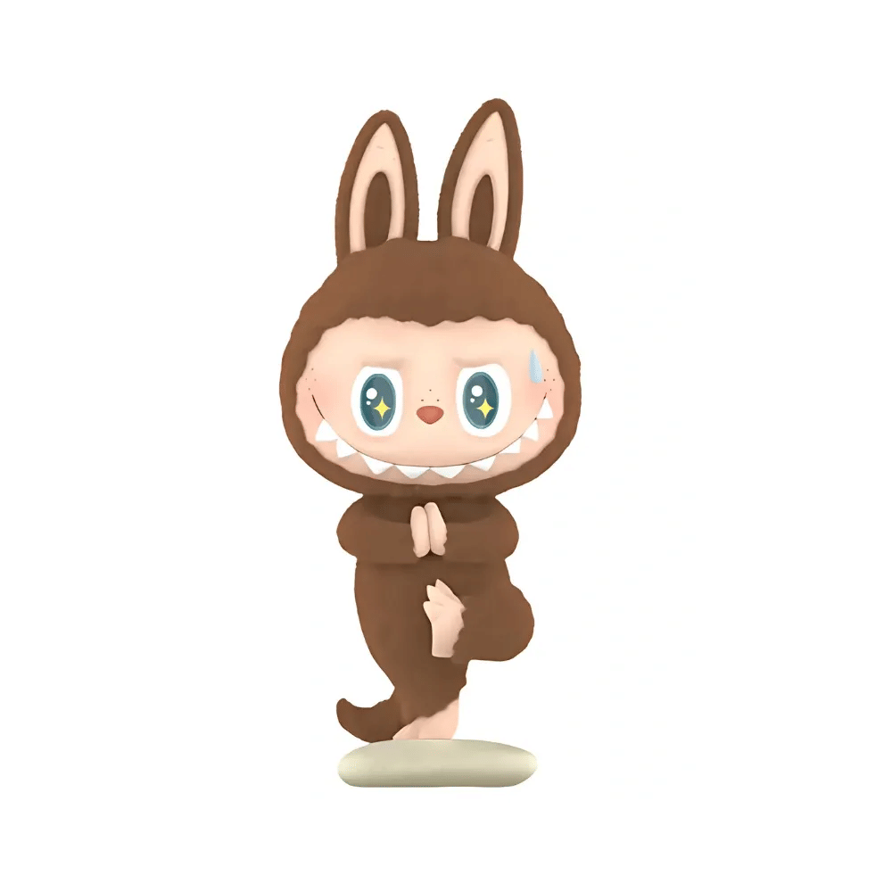 the monsters Pop Mart THE MONSTERS Labubu Lazy Yoga Series Yoga Coach (Secret Edition) Figure