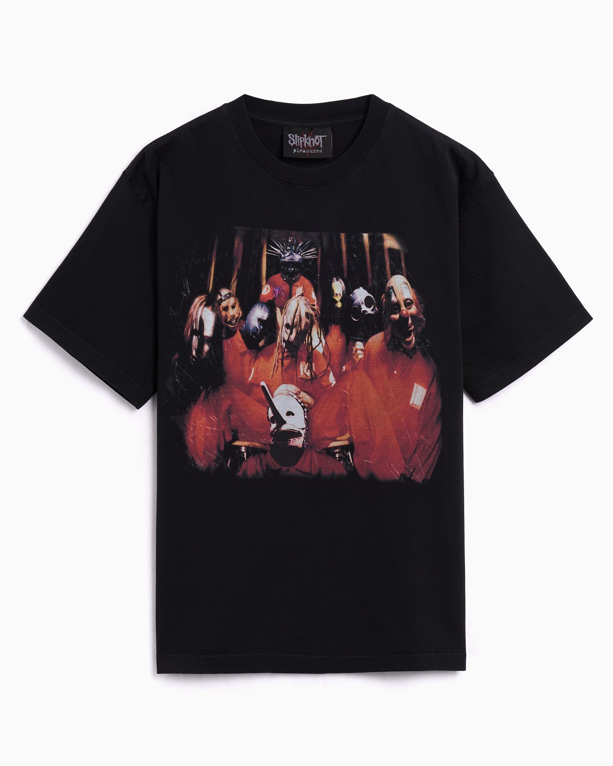 Pleasures Camiseta con gráfico Relaxed Pleasures x Slipknot Self Titled para hombre