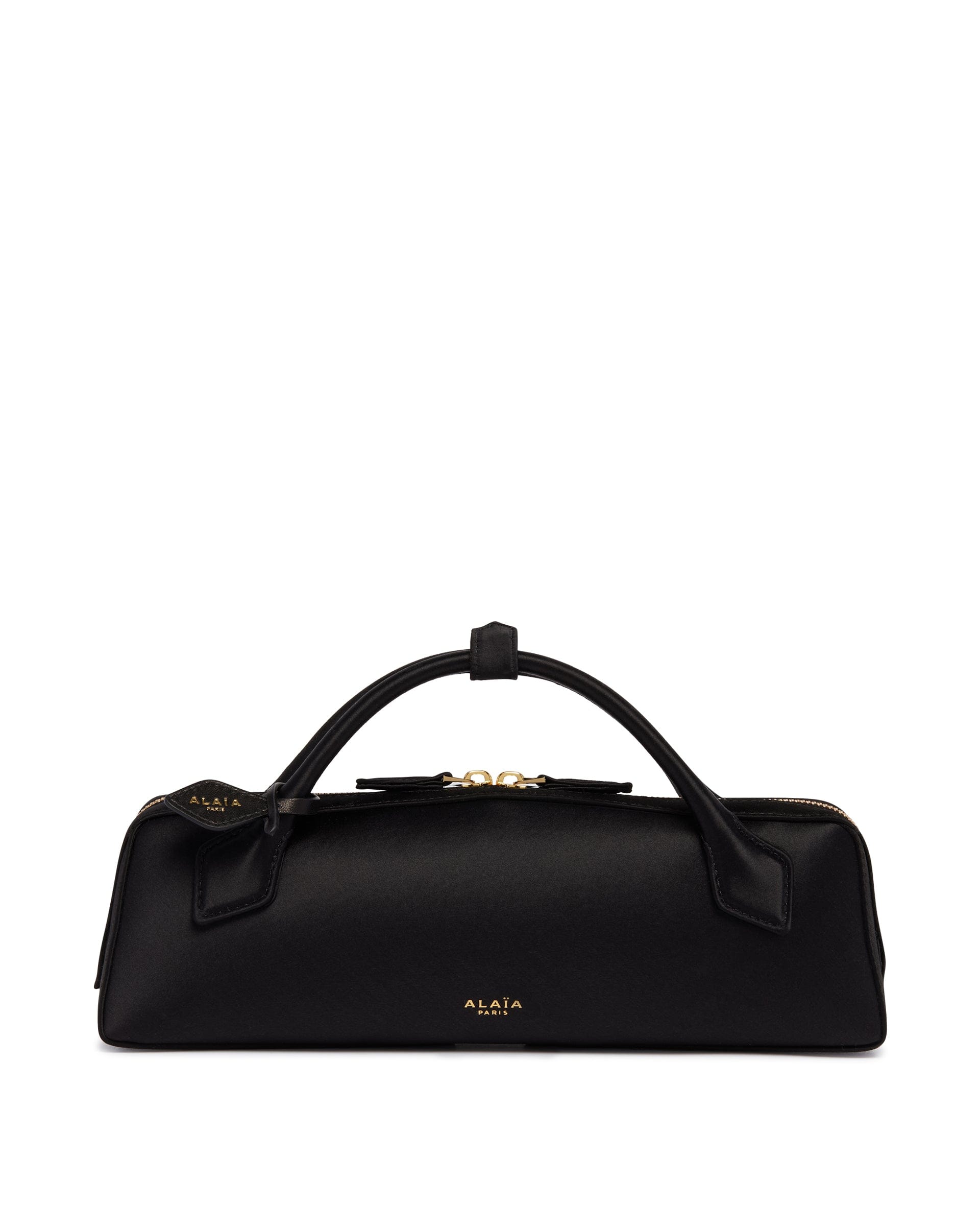 Alaia Pochette In Satin Le Teckel Nera