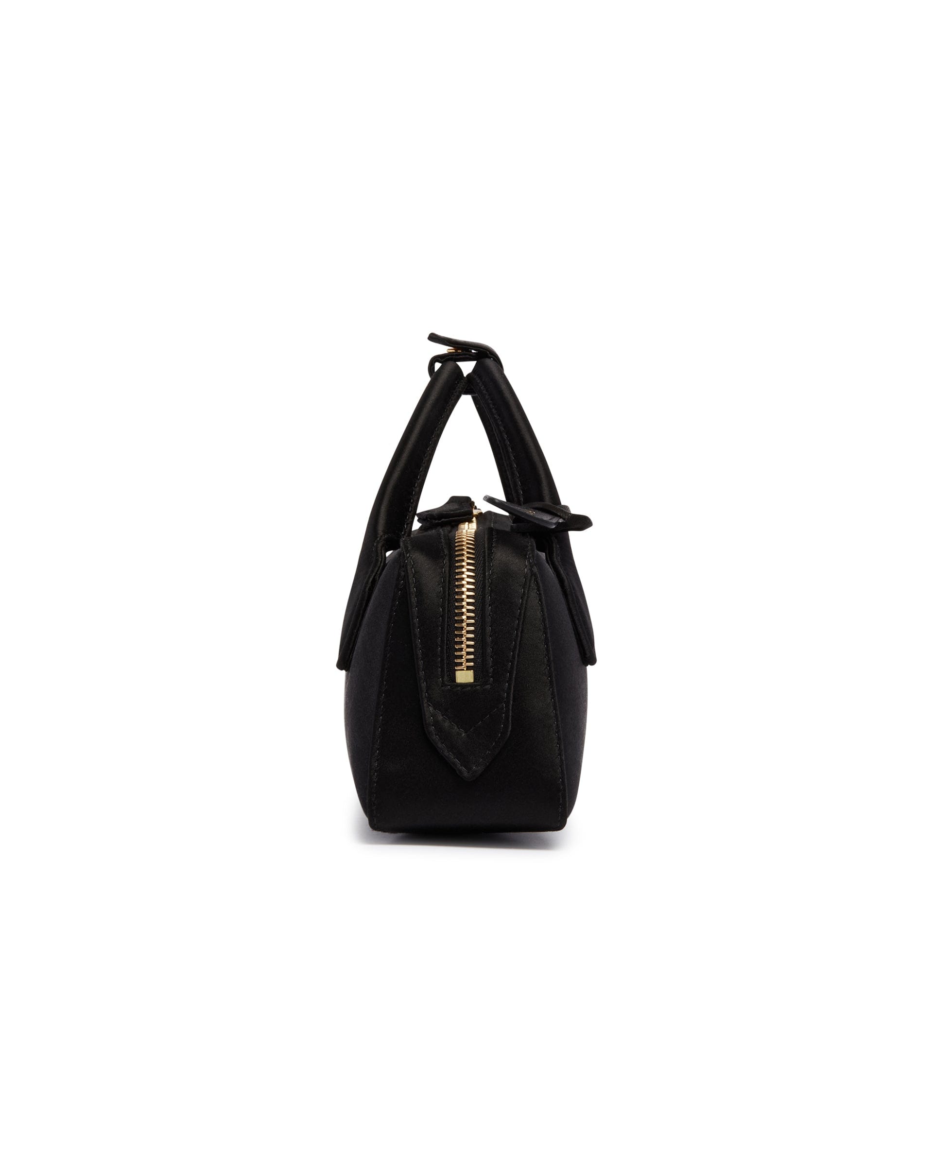 Alaia Pochette In Satin Le Teckel Nera