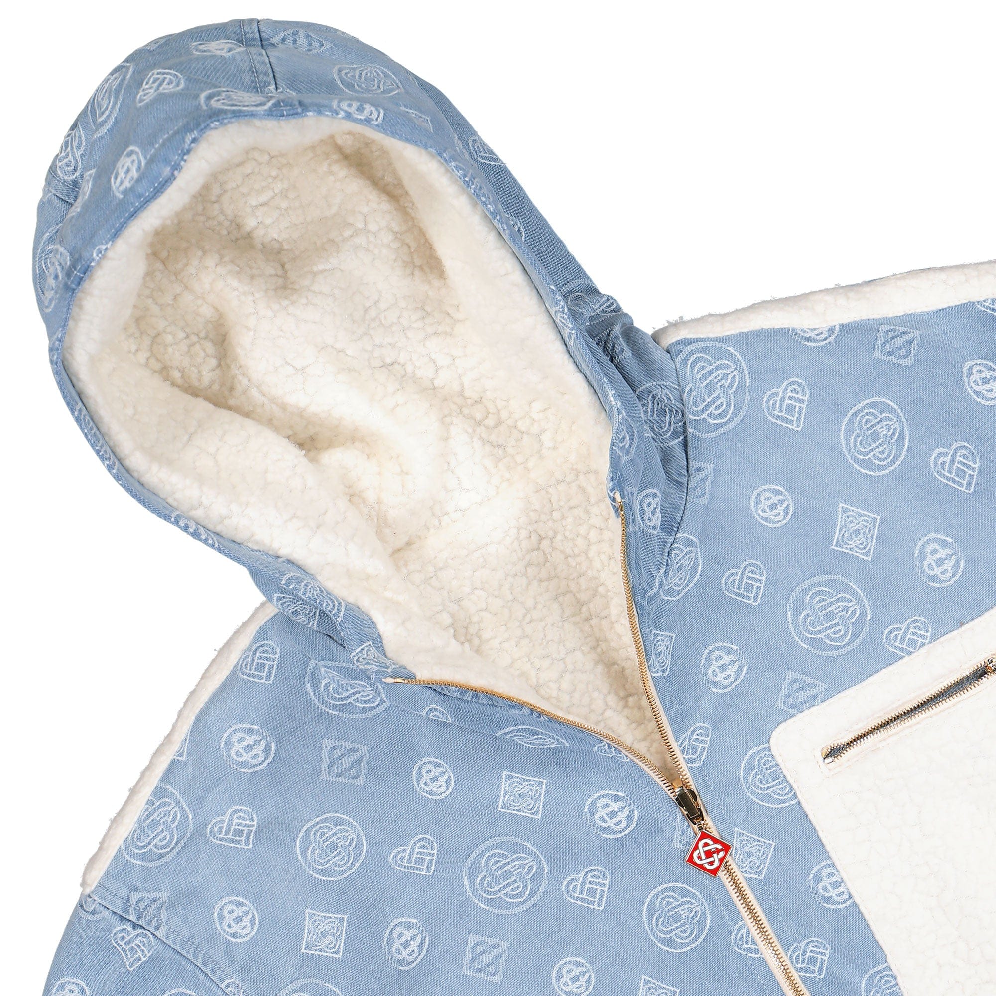 Casablanca Cashmere Terry Denim Reversible Jacket