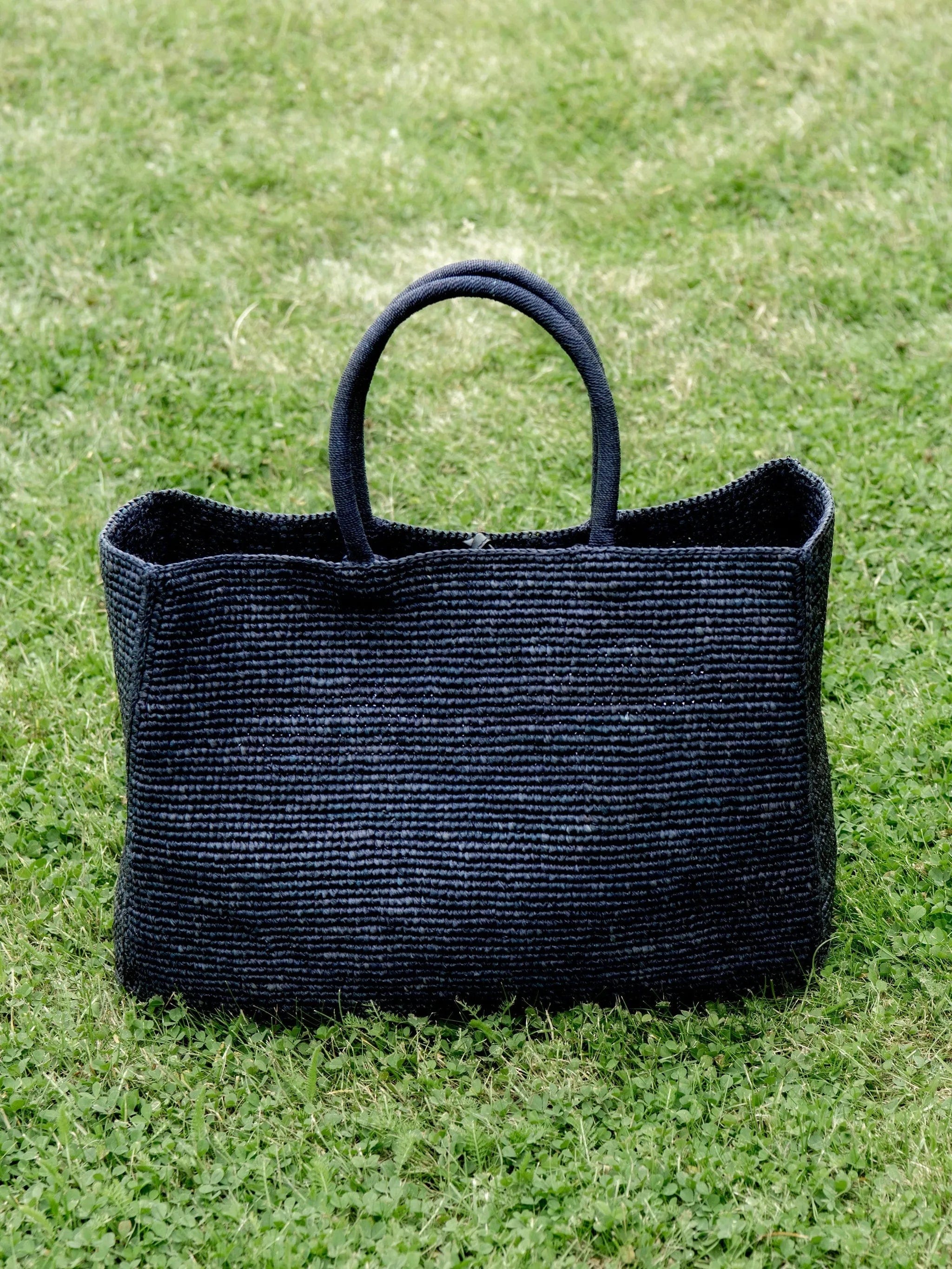 Lié Studio small The Charlotte raffia tote bag