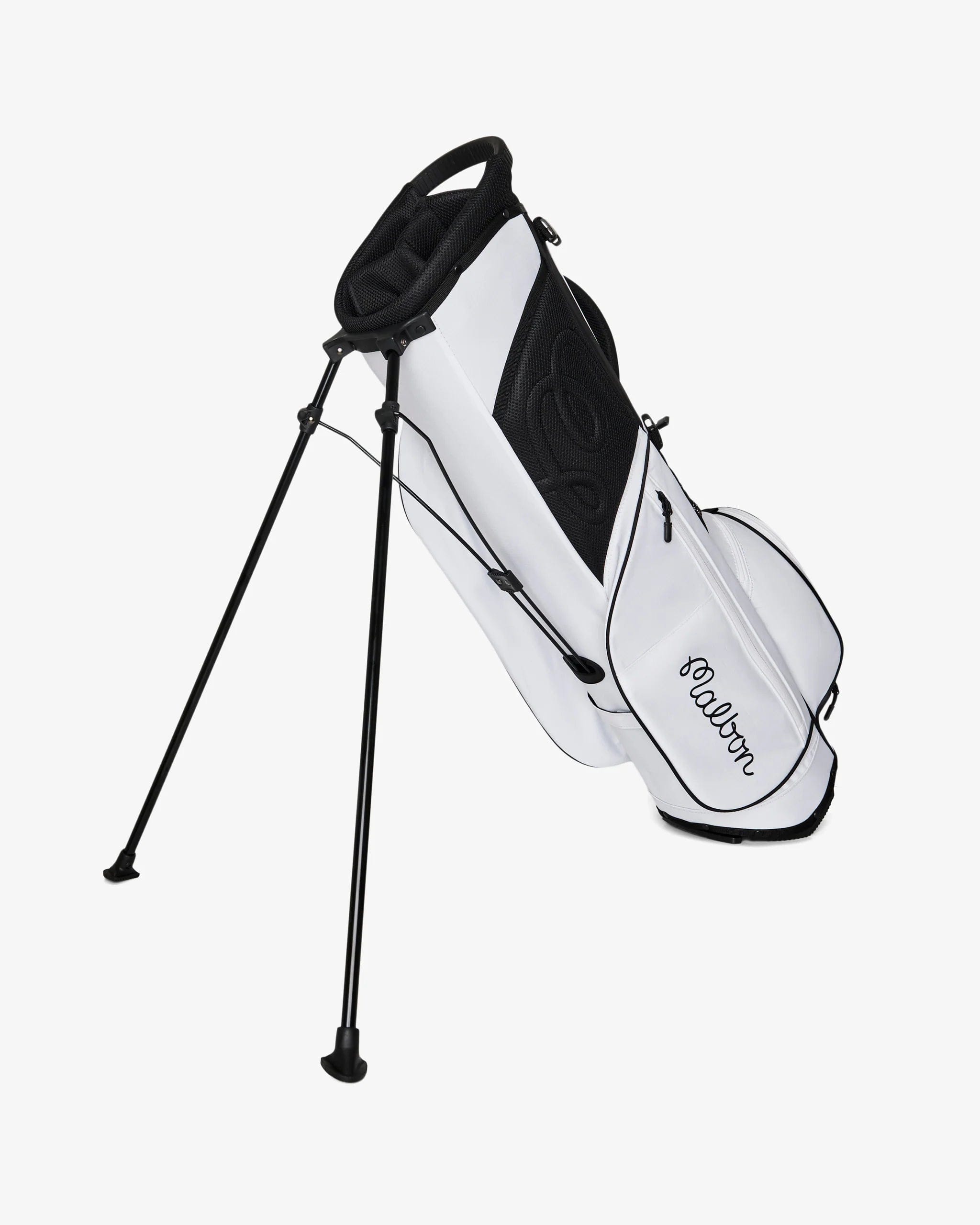 Malbon Golf Icons Walking Bag White