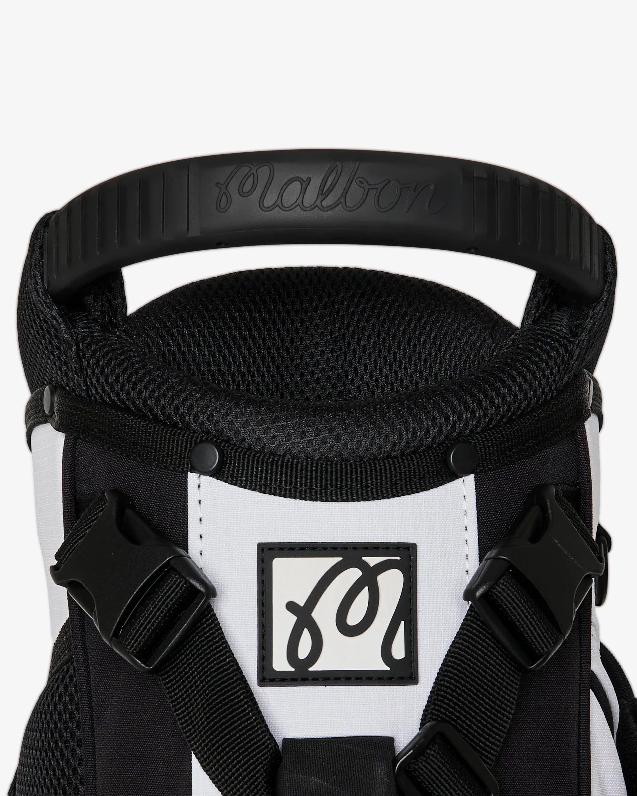 Malbon Golf Icons Walking Bag White