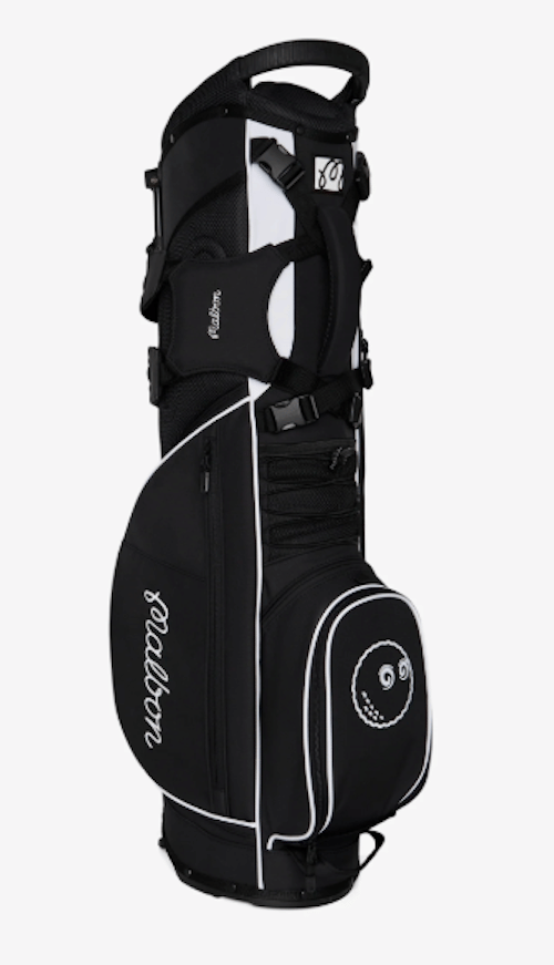 Malbon Golf Icons Walking Bag Black