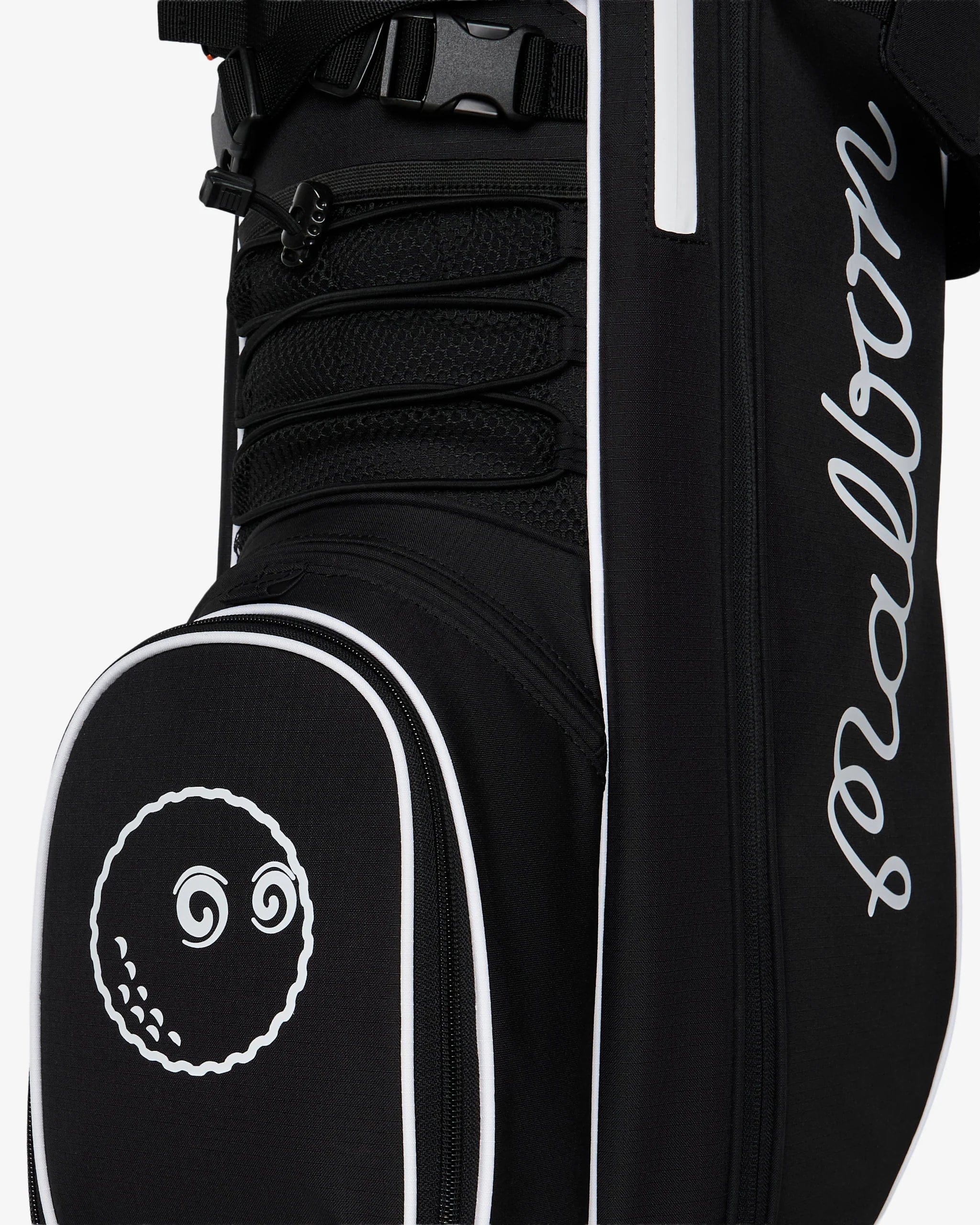 Malbon Golf Icons Walking Bag Black