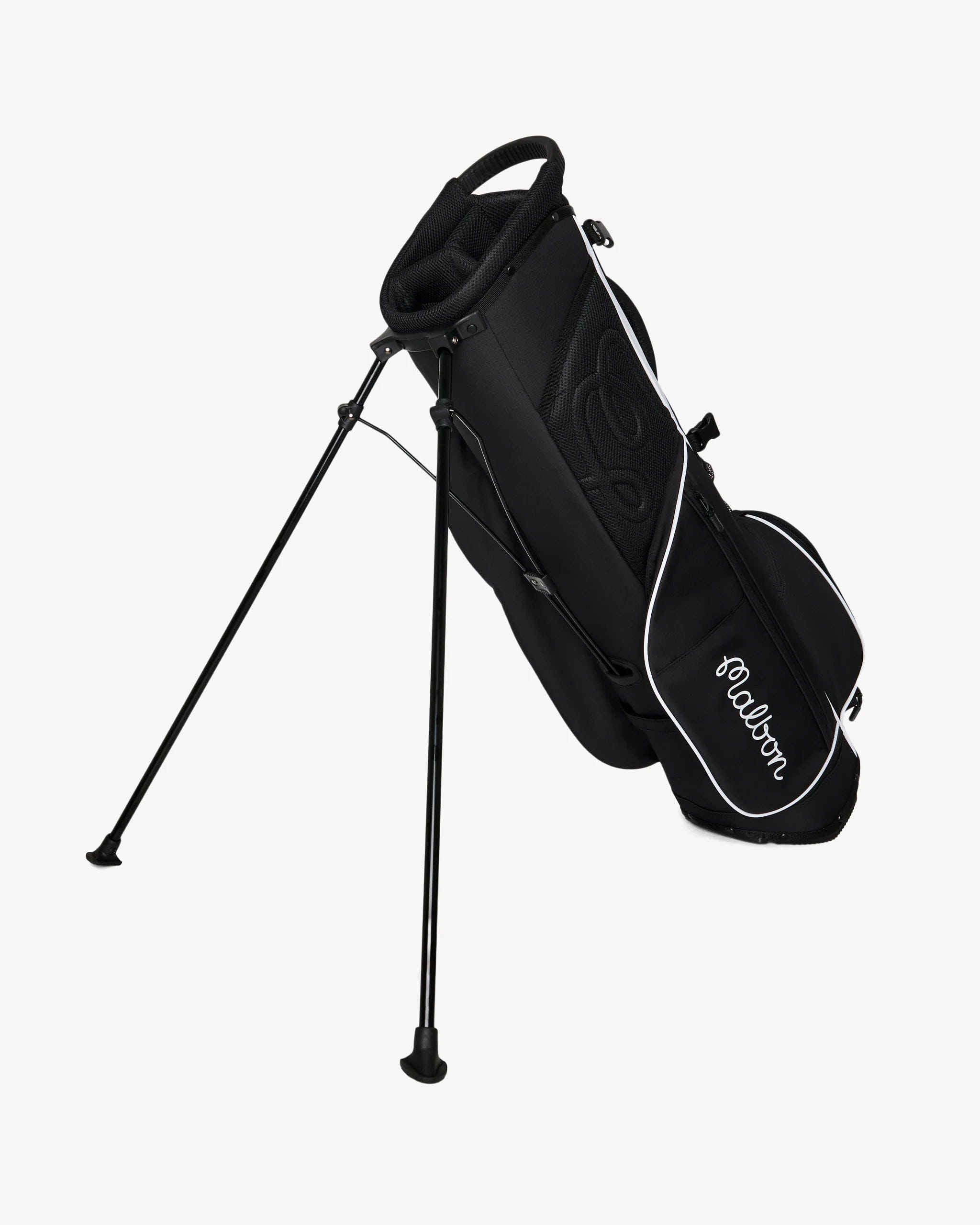 Malbon Golf Icons Walking Bag Black