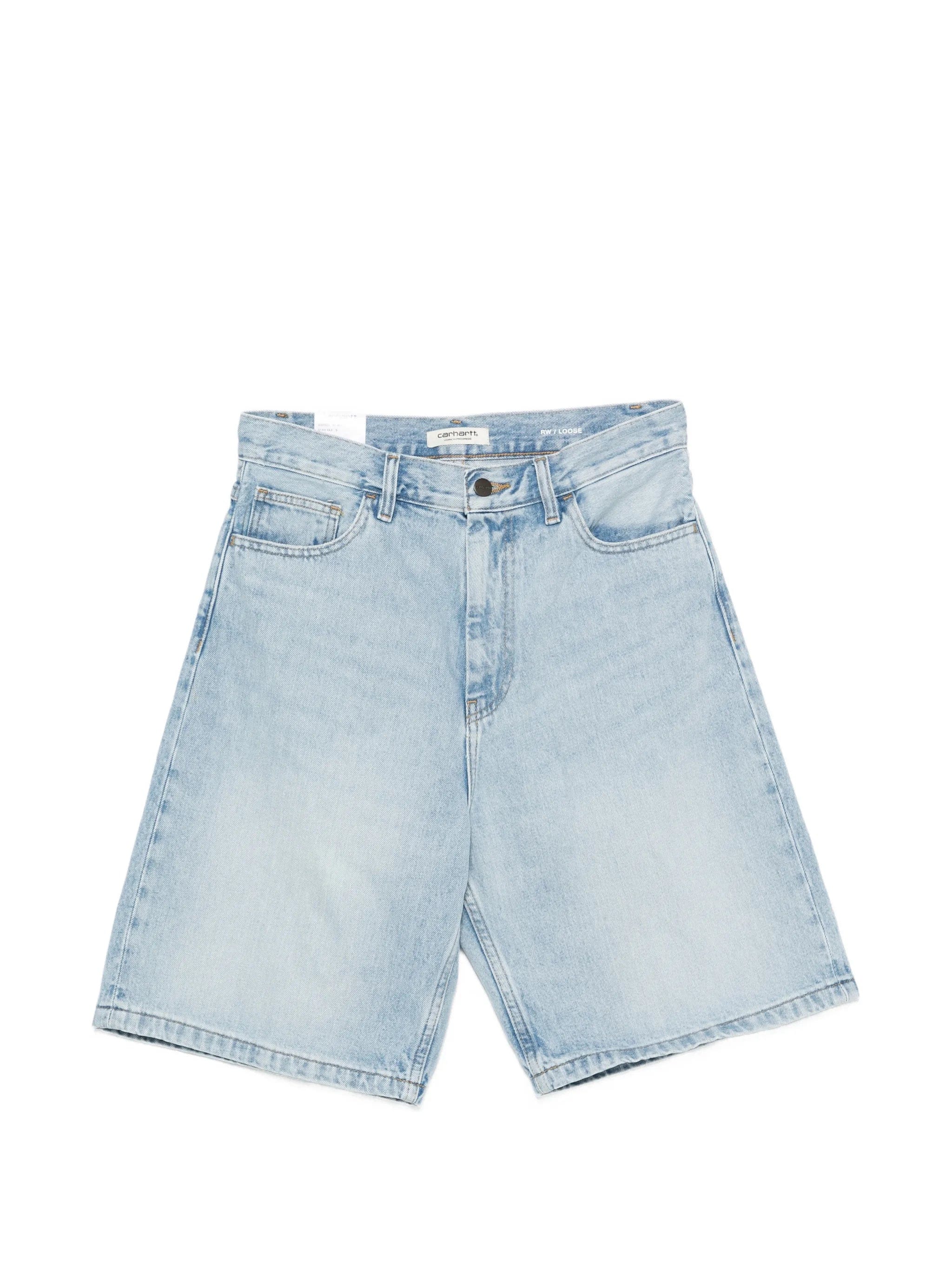 Carhartt WIP Brandon bleached denim shorts