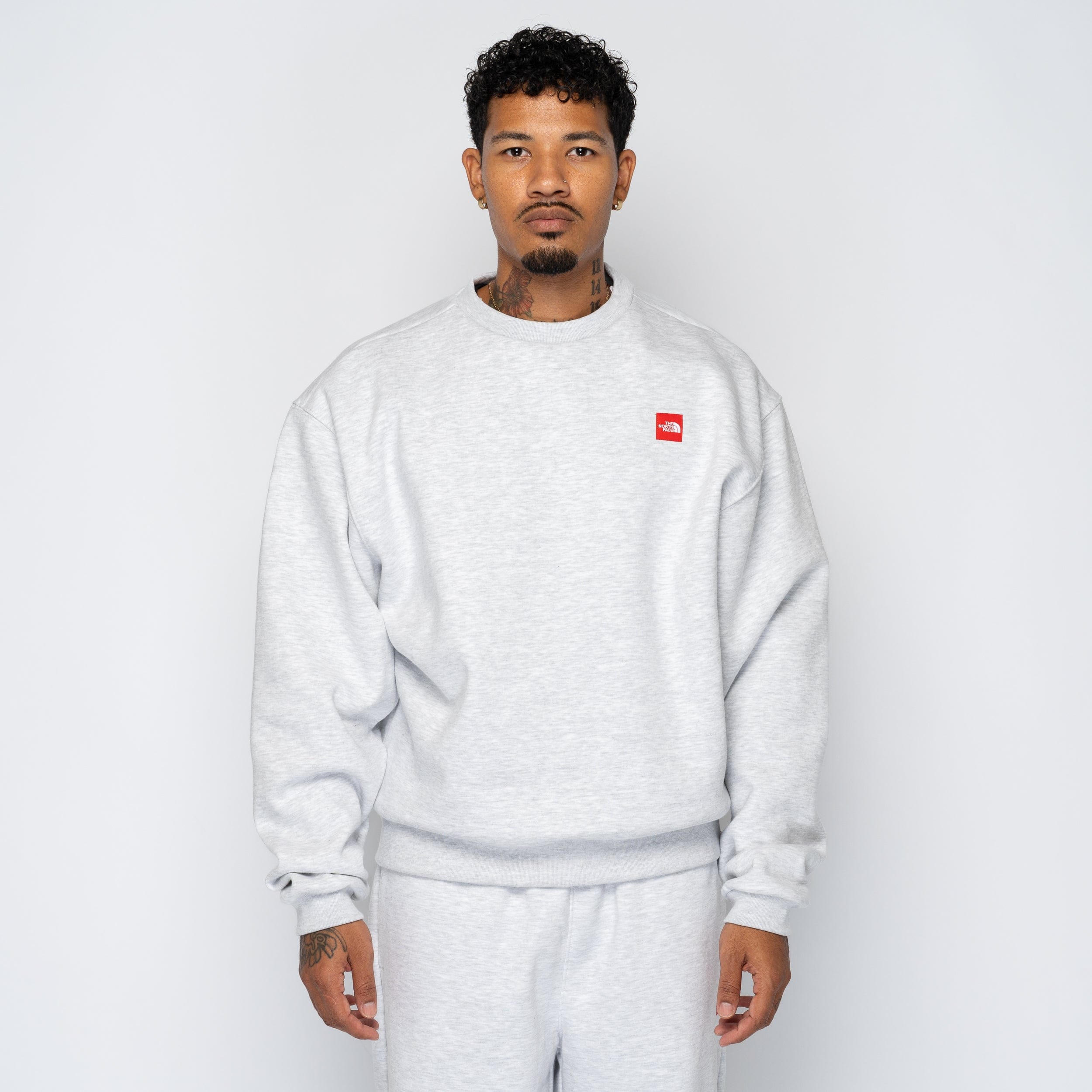The North Face TNF Red Box Crew Classic Grey NF0A8EG1