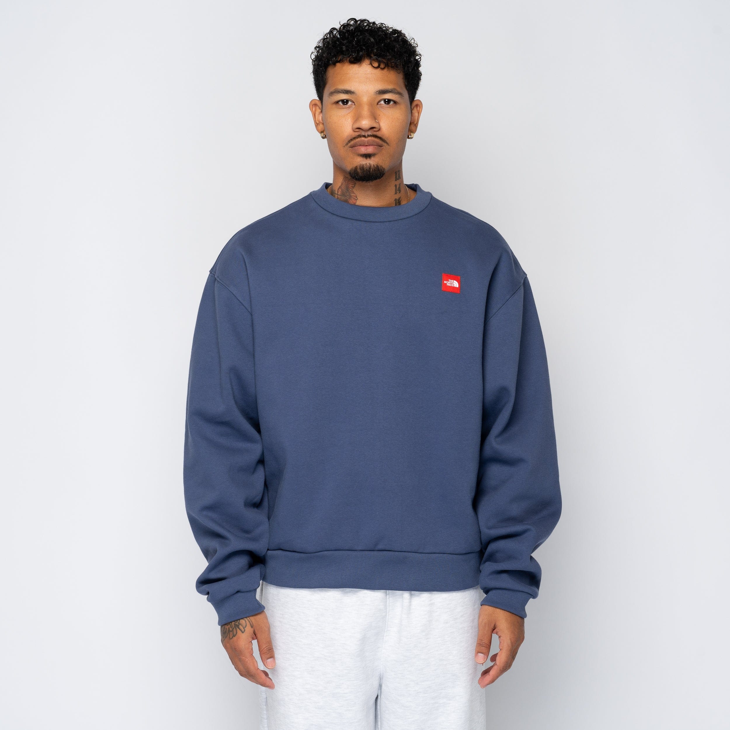 The North Face TNF Red Box Crew Lunar Blue NF0A8EG1