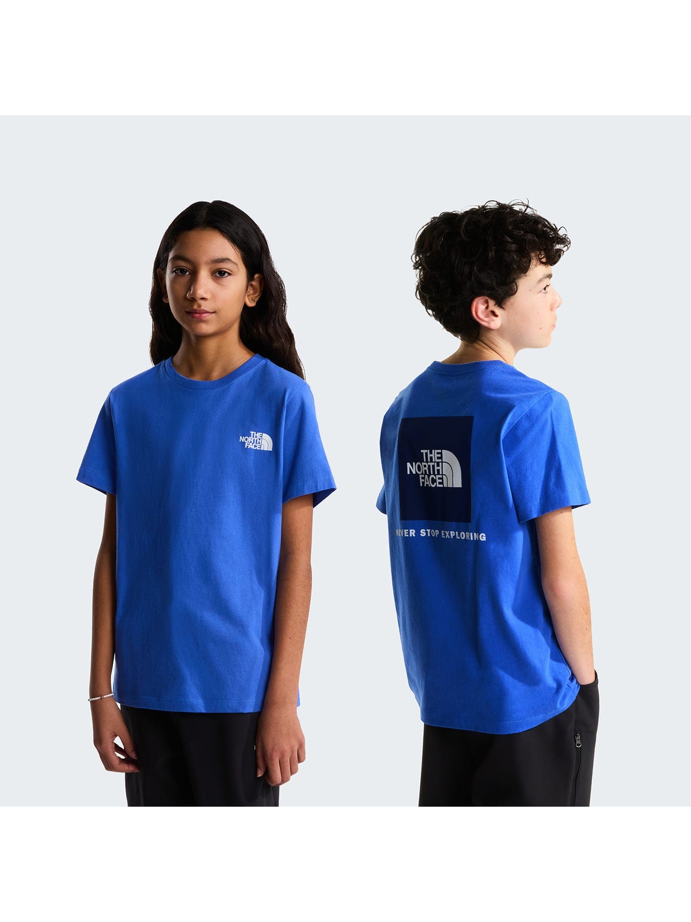 The North Face Kids' Evolution Box NSE T - Shirt Blue