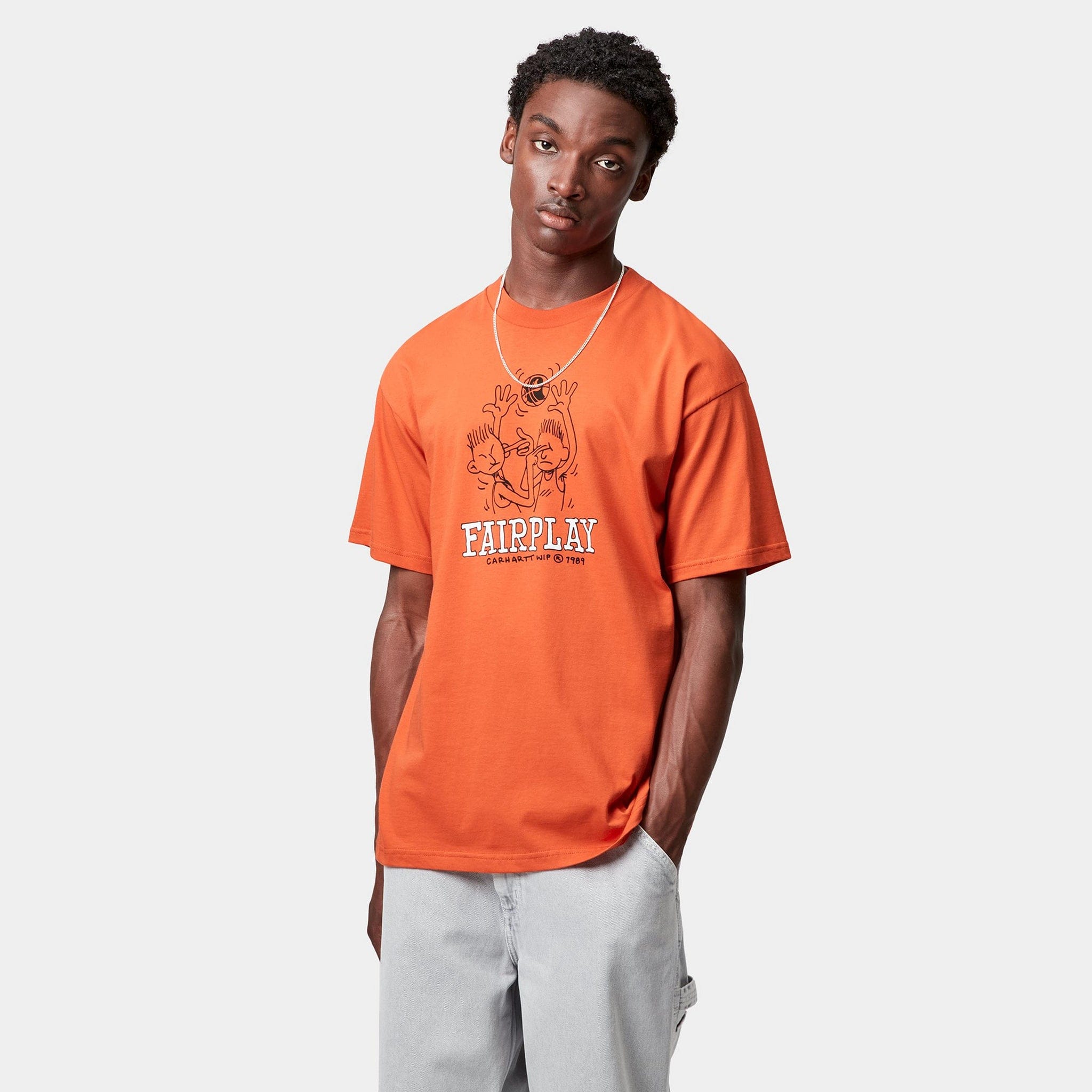 Carhartt WIP S/S Fairplay T-Shirt (Persimmon)