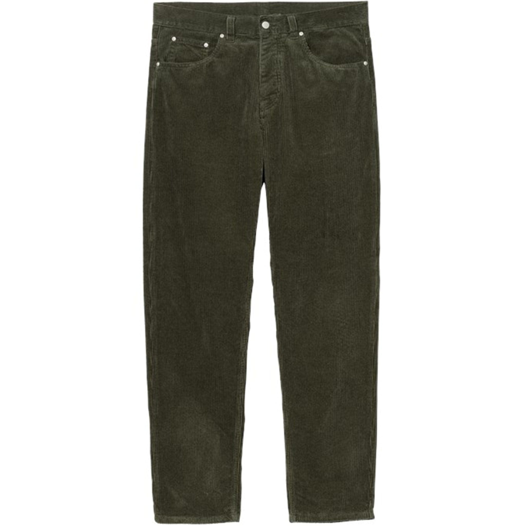 Carhartt WIP Newel Corduroy Pant (Office Green Rinsed)