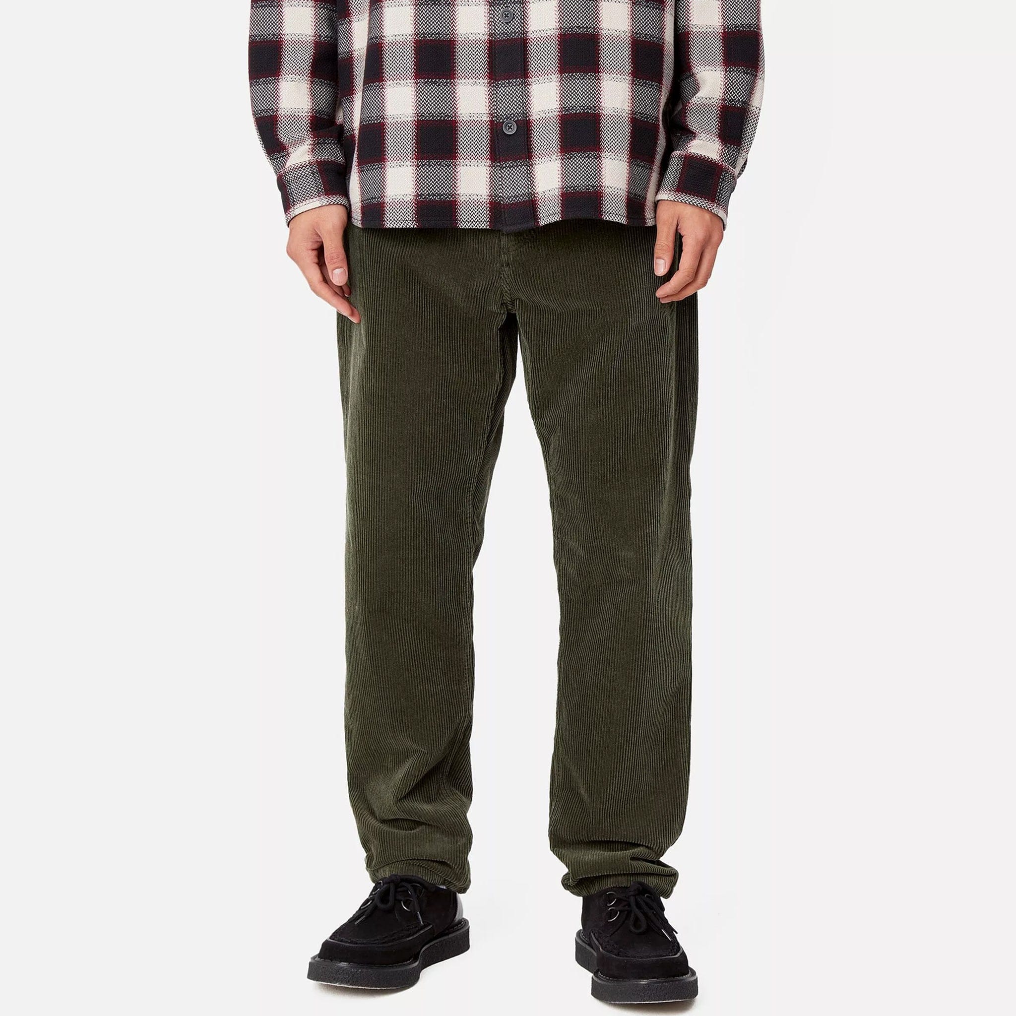 Carhartt WIP Newel Corduroy Pant (Office Green Rinsed)