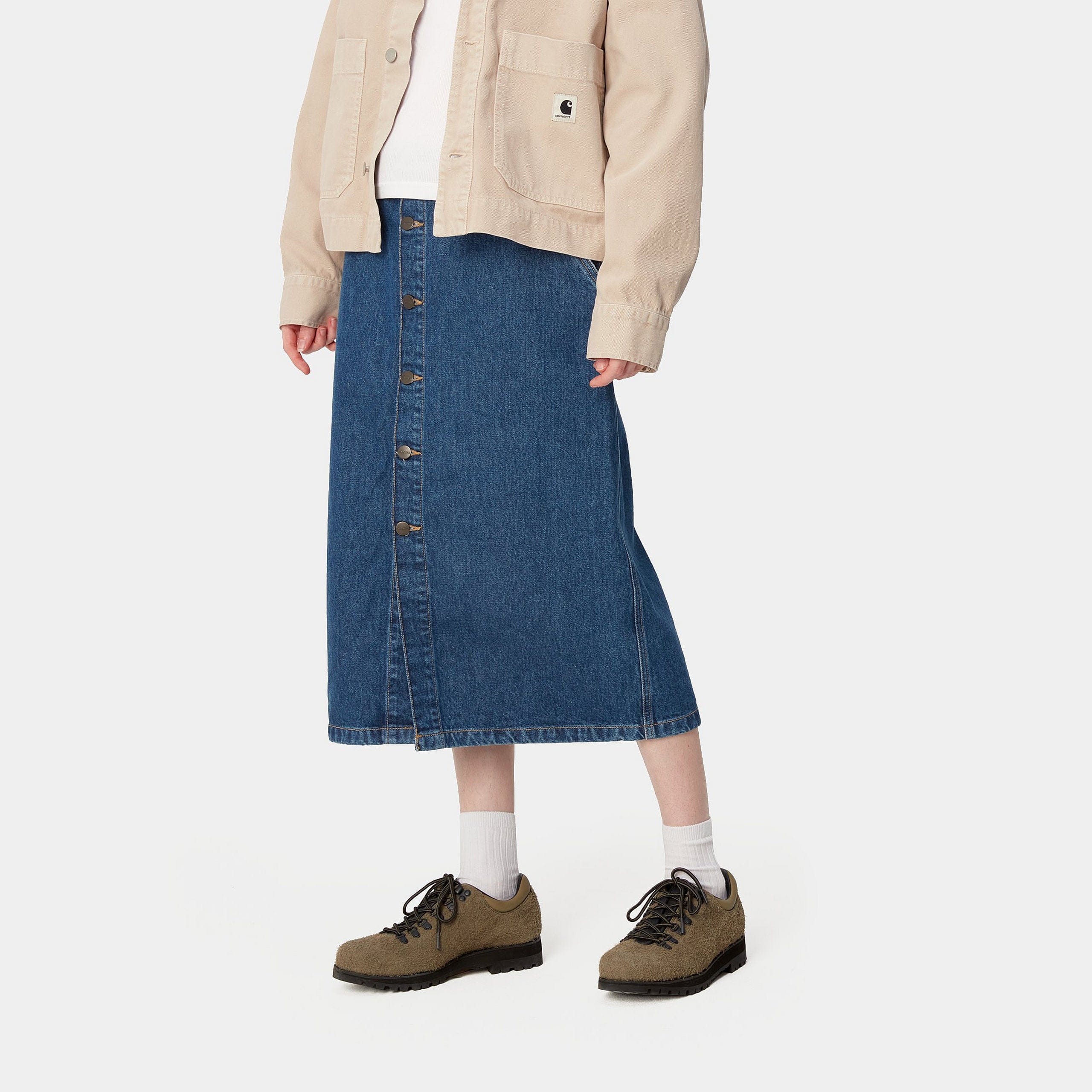 Carhartt WIP W' COLBY SKIRT (Blue Stone Washed)