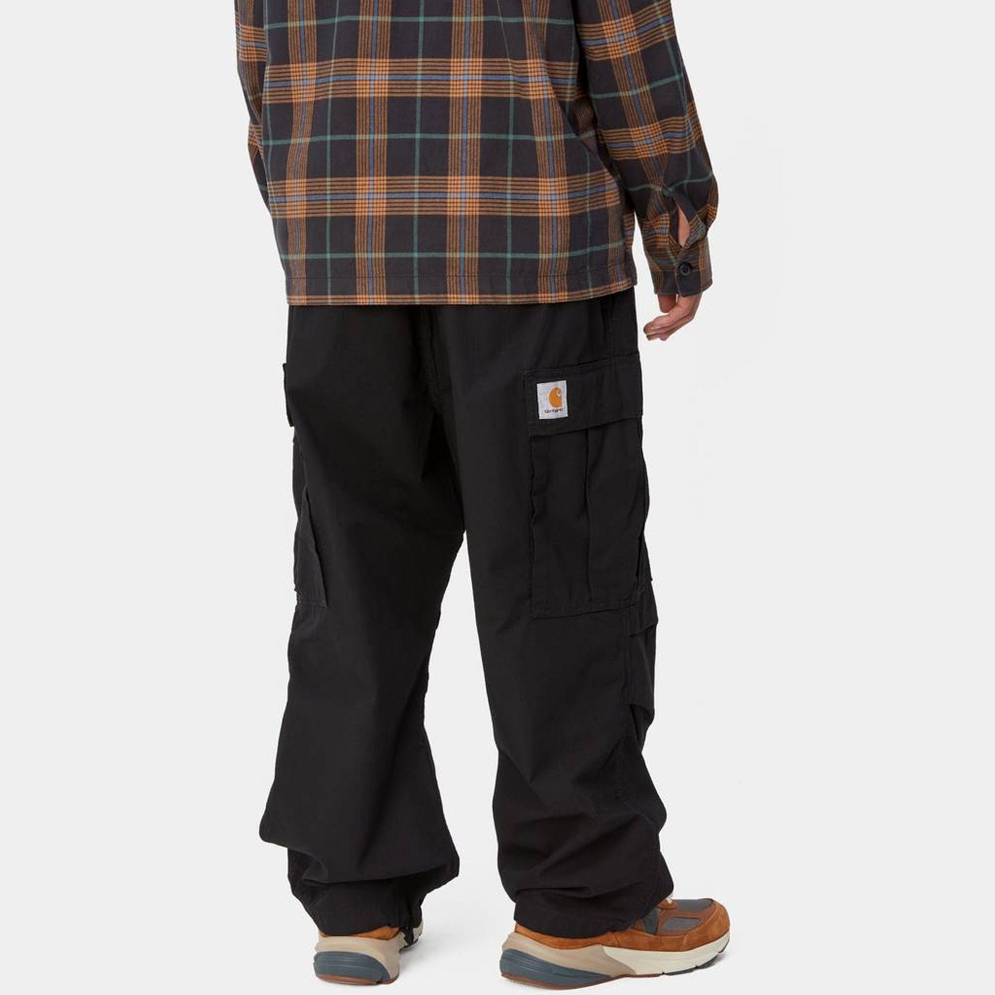 Carhartt WIP JET CARGO PANTS (Black Rinsed)