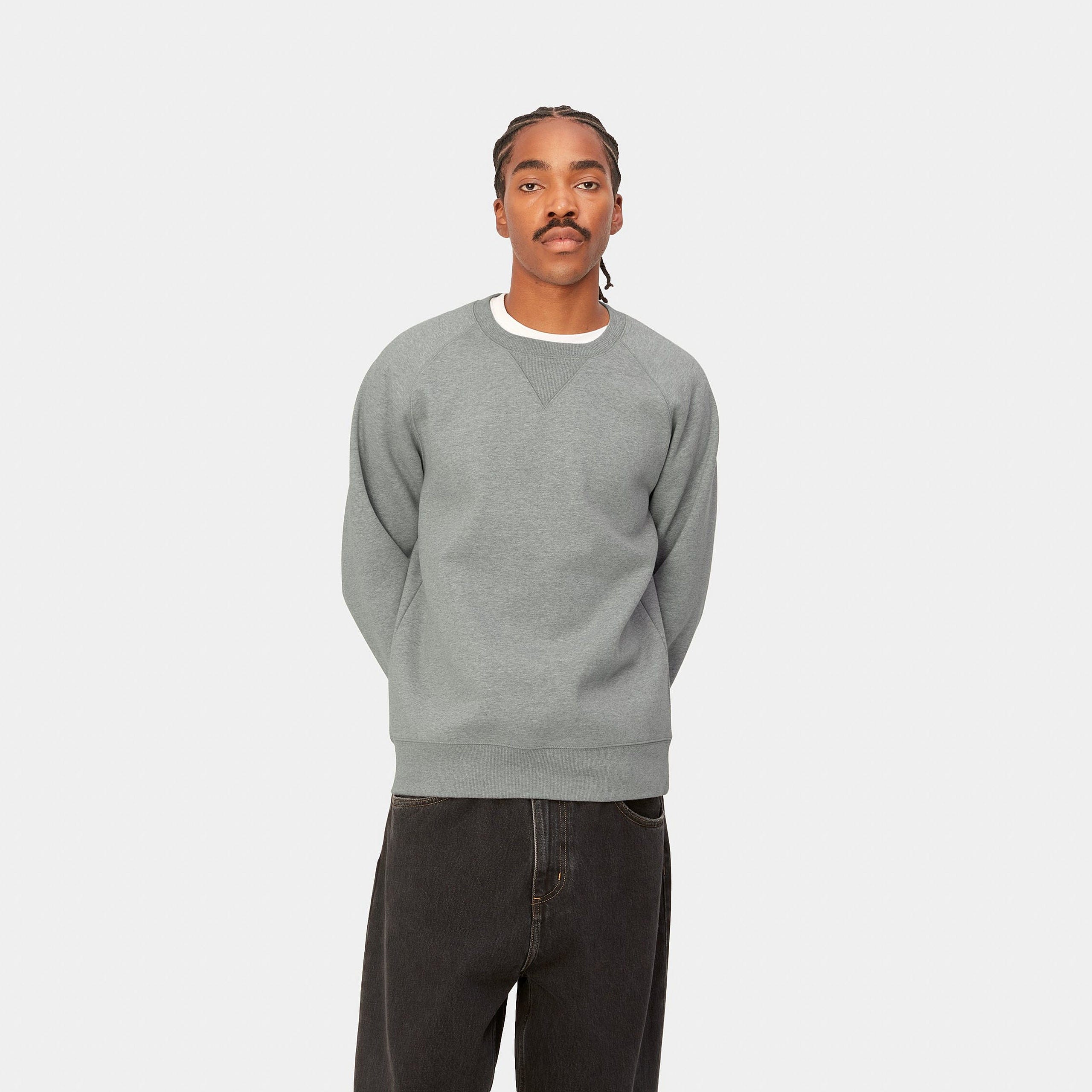 Carhartt WIP Chase Sweatshirt - Grey Heather