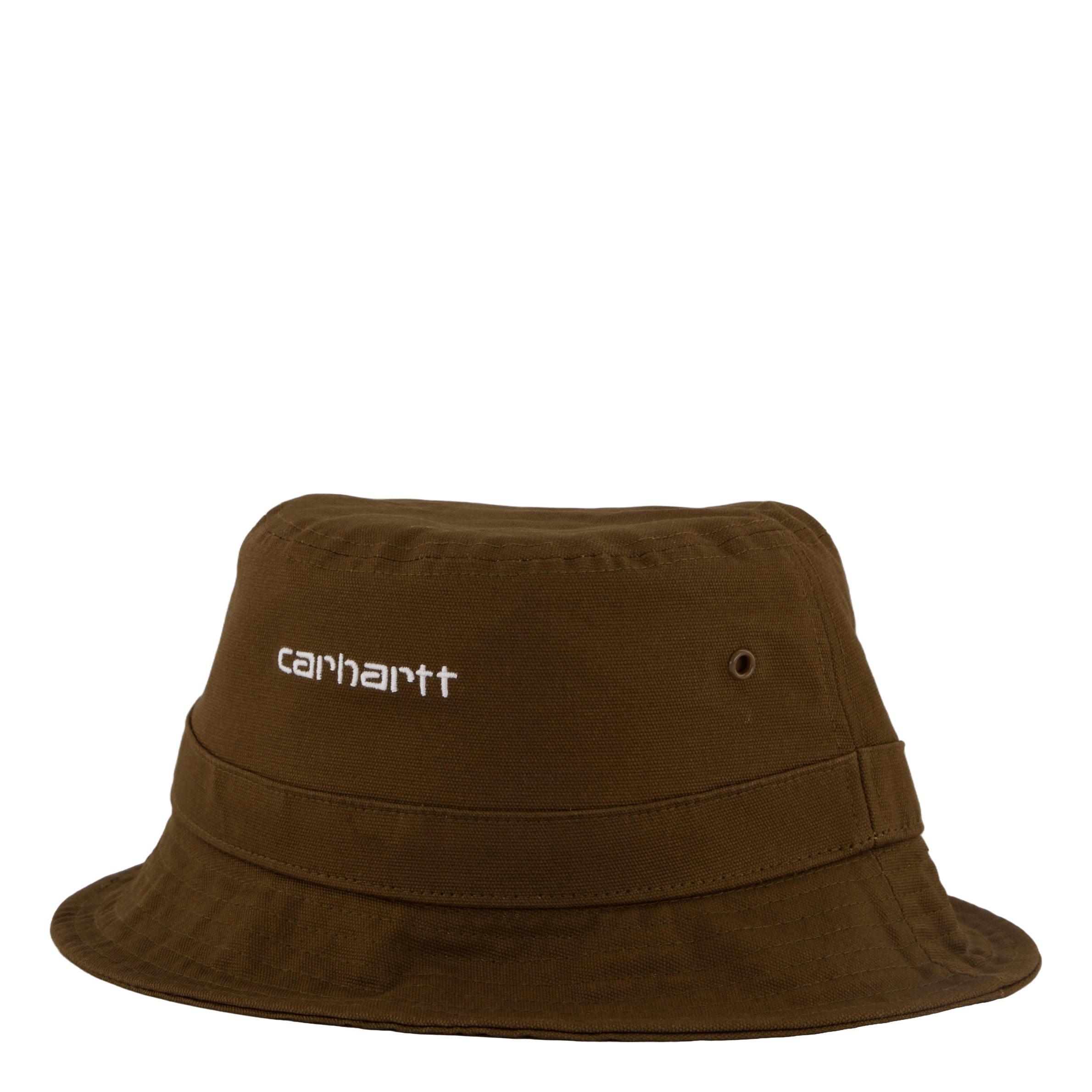 Carhartt WIP Script Bucket Hat Lumber / White