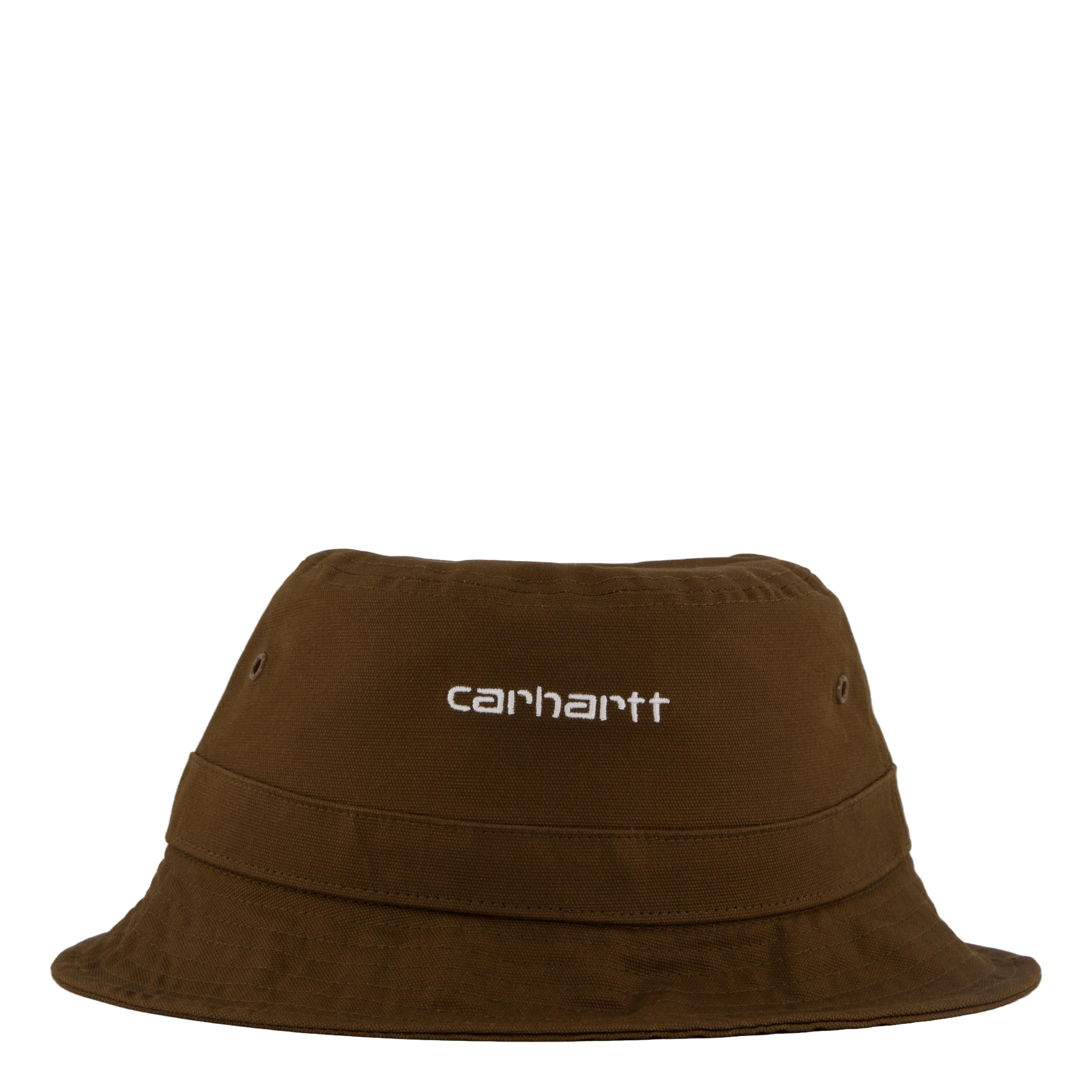 Carhartt WIP Script Bucket Hat Lumber / White