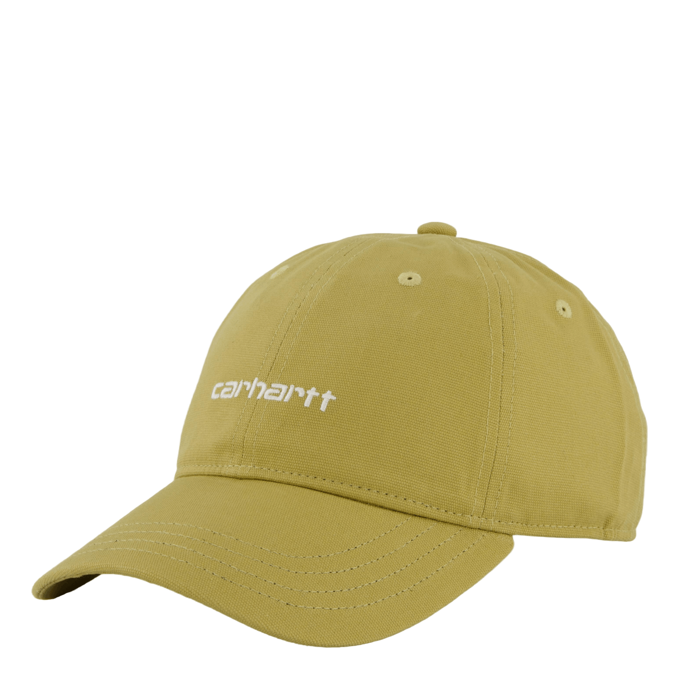 Carhartt WIP Canvas Script Cap Agate / White