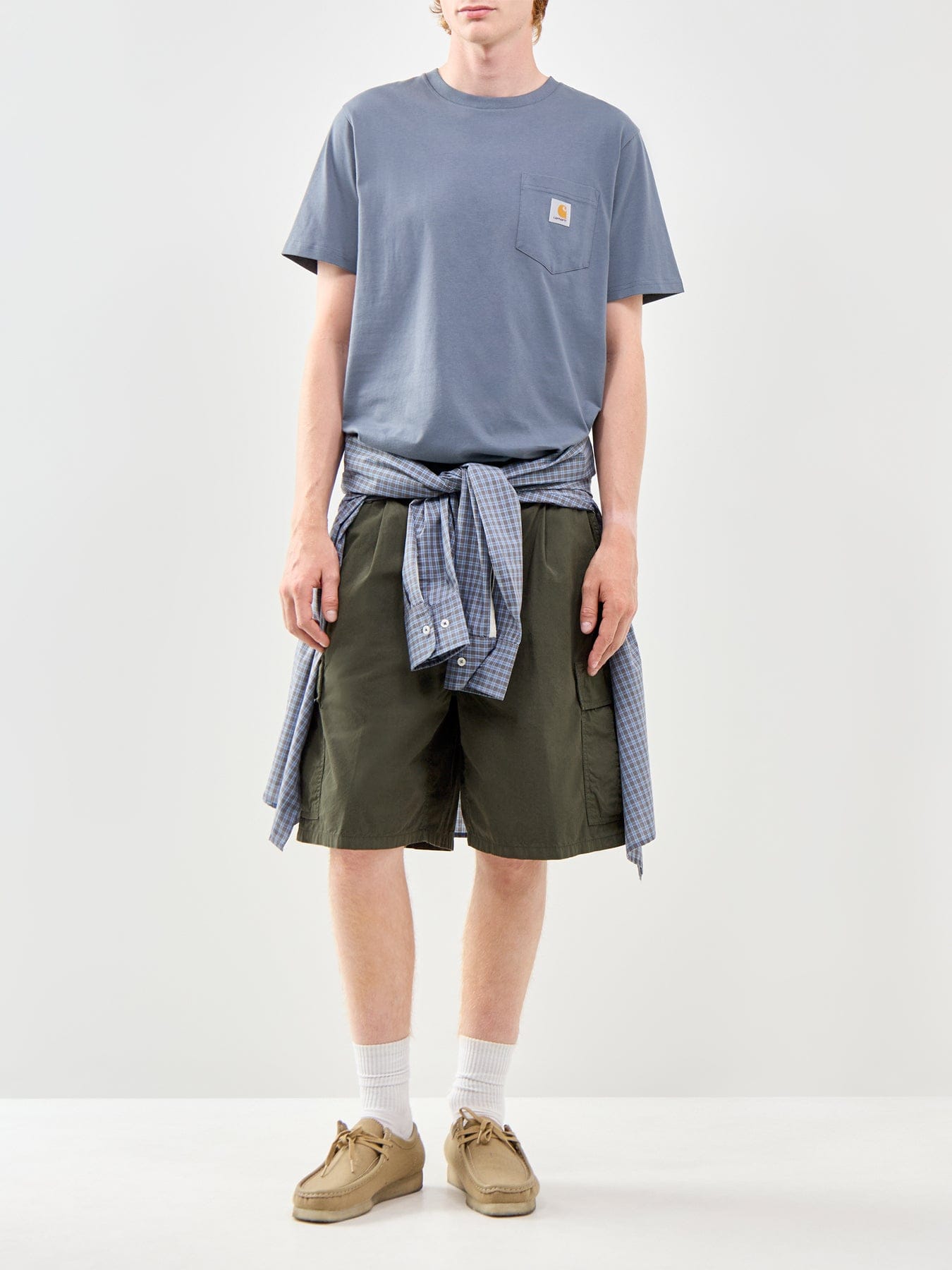 Carhartt WIP Pocket T - Shirt Styx Grey