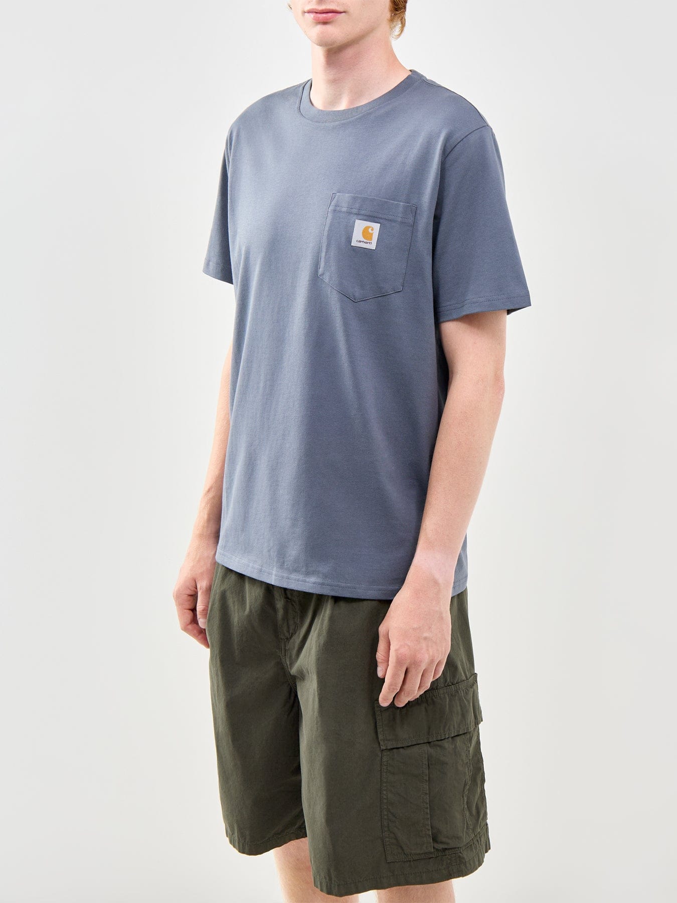 Carhartt WIP Pocket T - Shirt Styx Grey