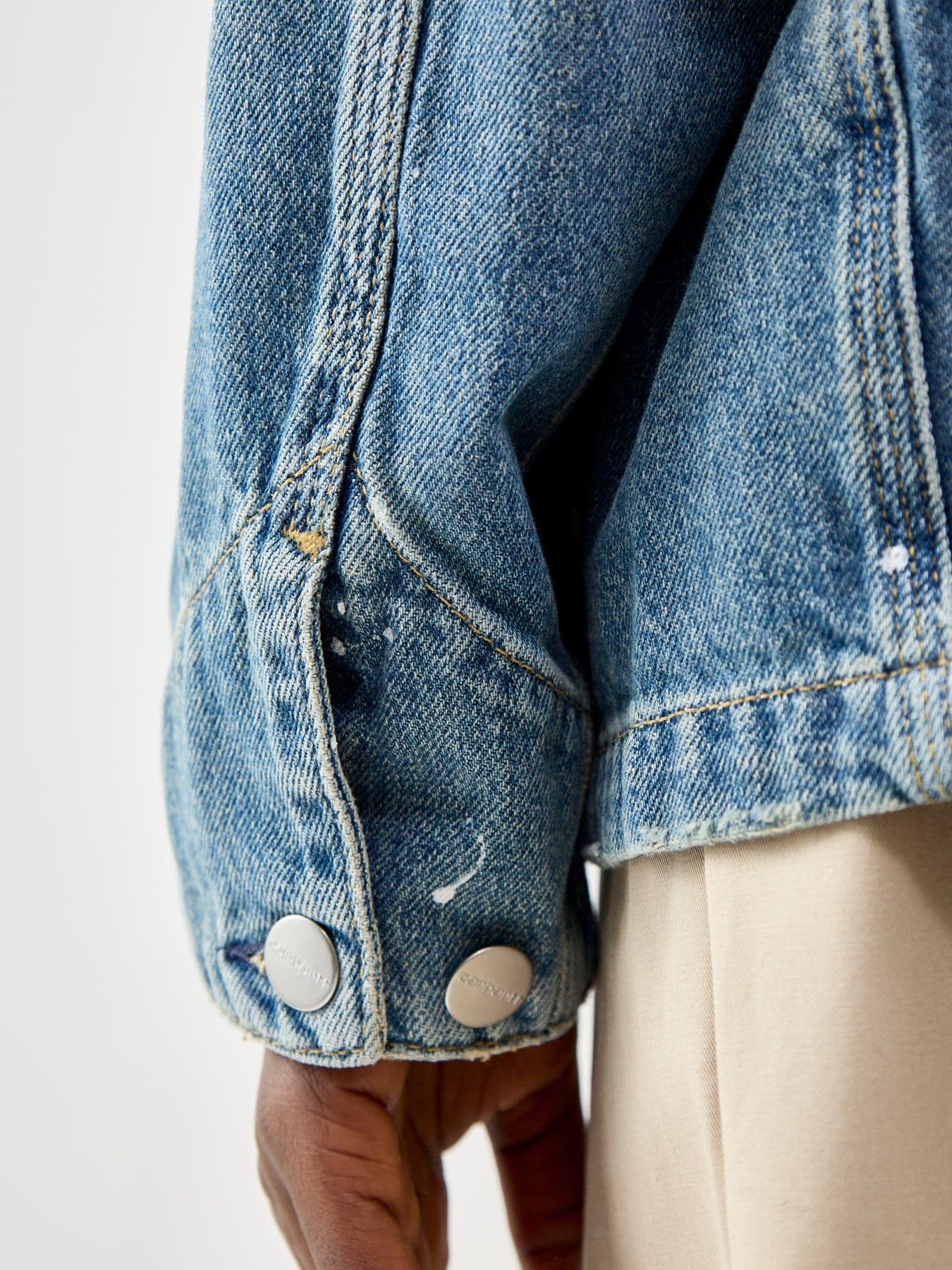 Carhartt WIP Michigan Denim Coat Blue