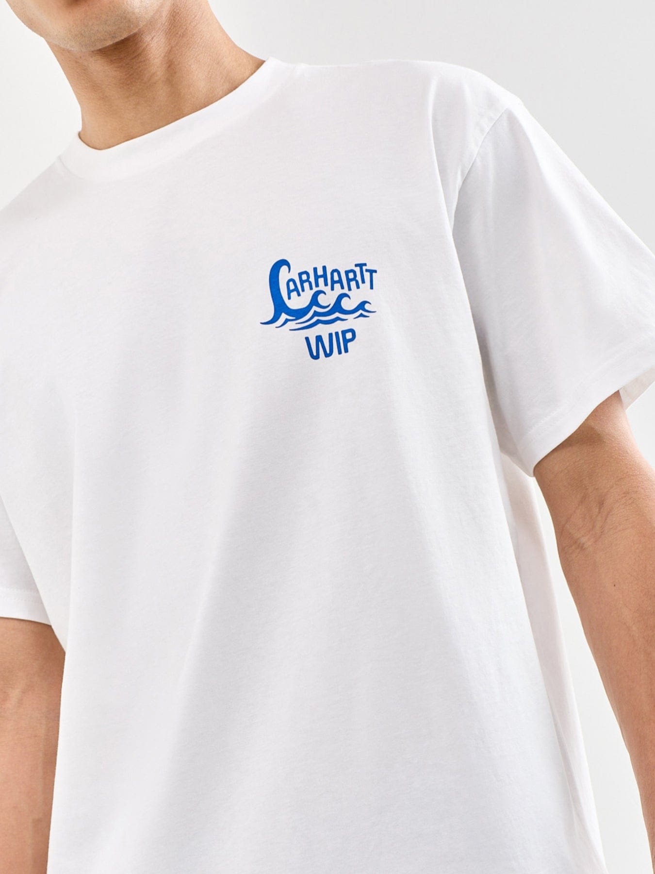 Carhartt WIP Waves T - Shirt White