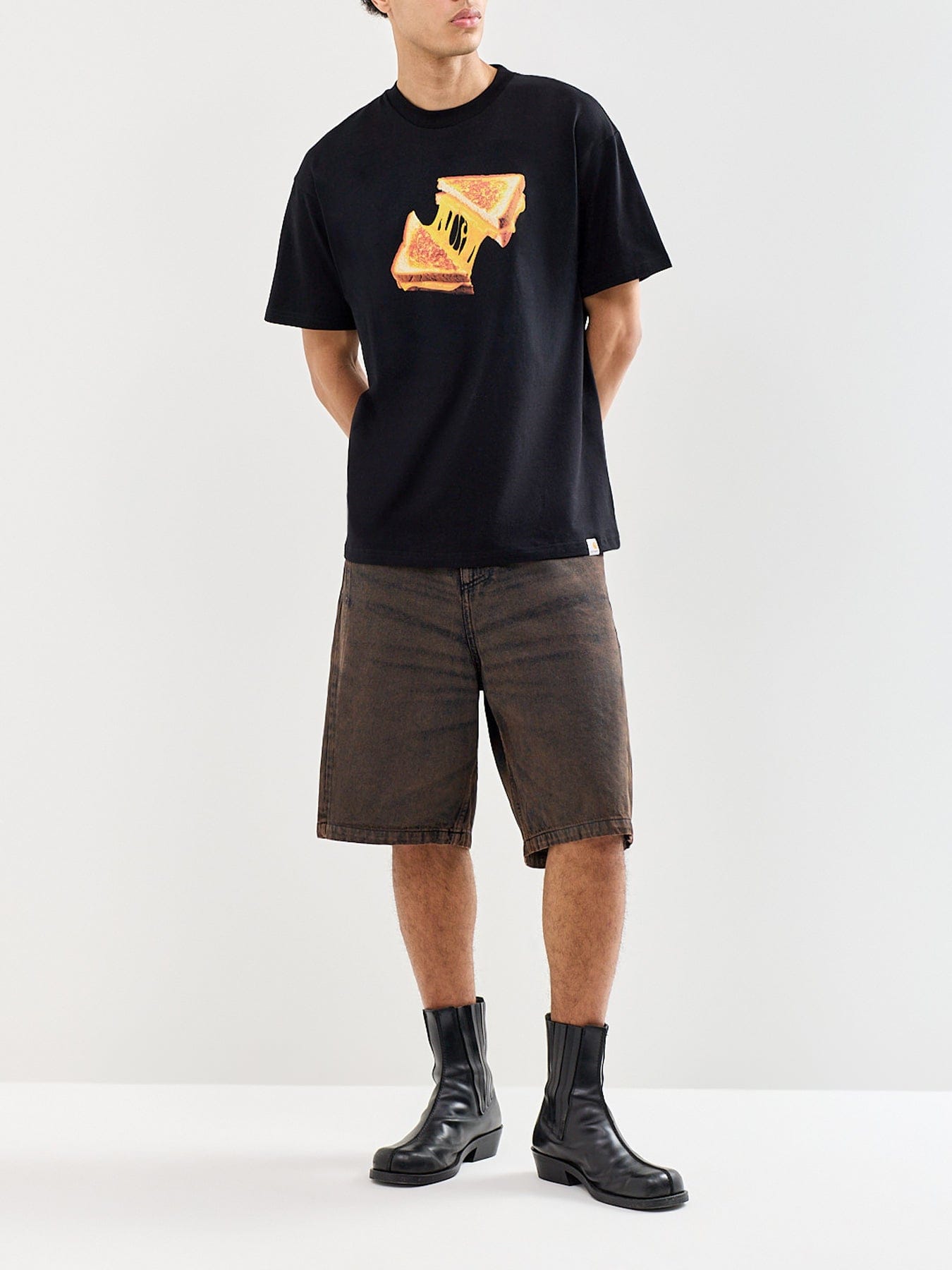 Carhartt WIP Cheese Toast T - Shirt Black