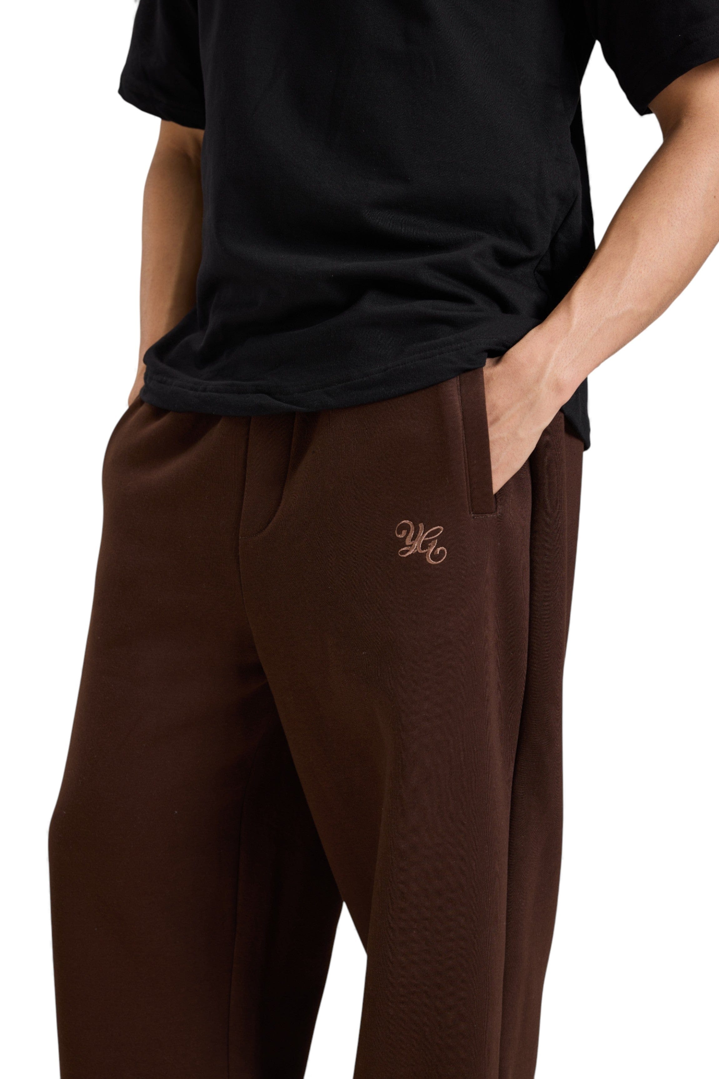 Young Grandpa FLARED SWEATPANTS - MOCHA