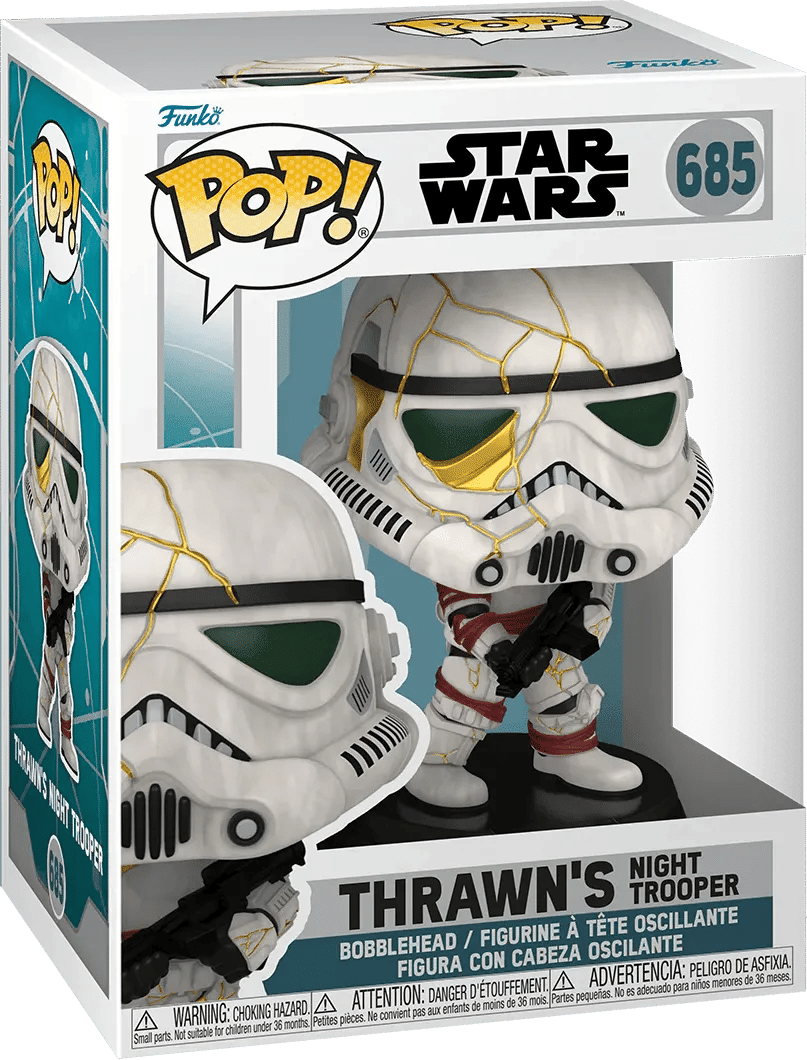 Funko Star Wars: Ahsoka (TV) - Thrawn's Night Trooper (White/Gold Helmet) Pop! Vinyl