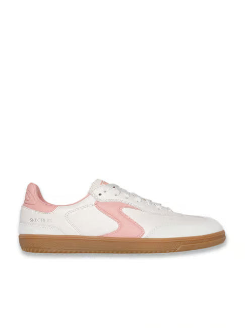 Skechers Women's HOTSHOT - KICKOFF White Lace Up Casual Sneakers