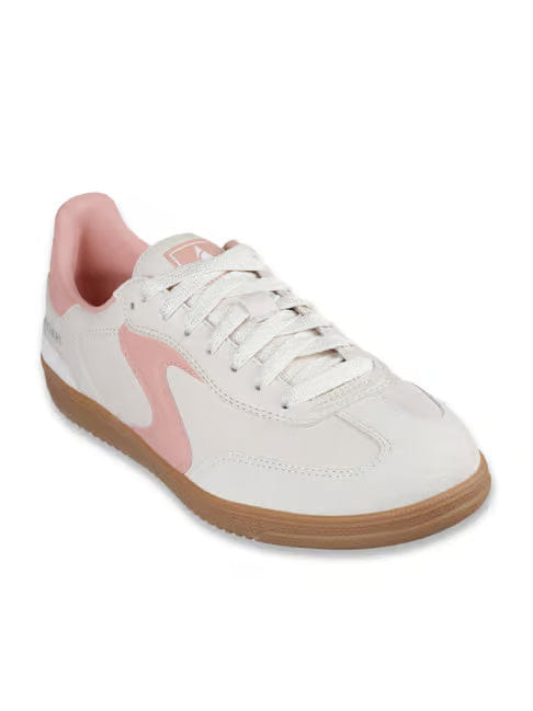 Skechers Women's HOTSHOT - KICKOFF White Lace Up Casual Sneakers