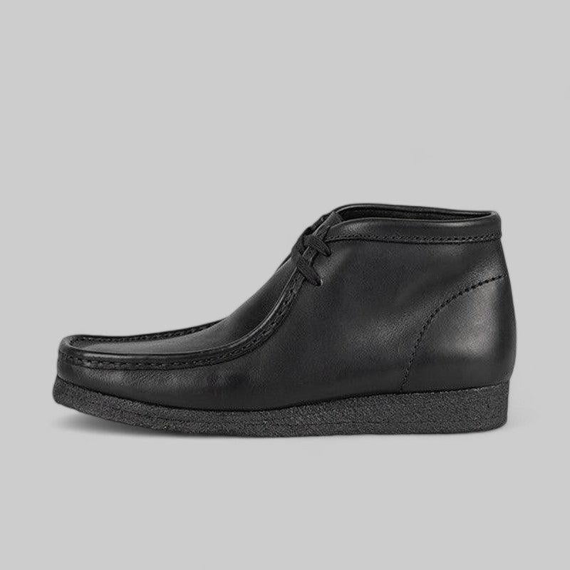Clarks Originals Wallabee Boot - Black Leather