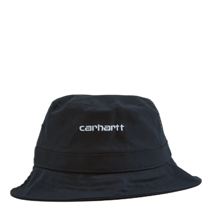 Carhartt WIP Script Bucket Hat Cotton Canva Black / White