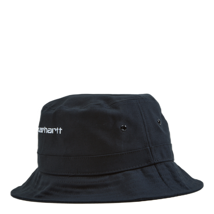 Carhartt WIP Script Bucket Hat Cotton Canva Black / White