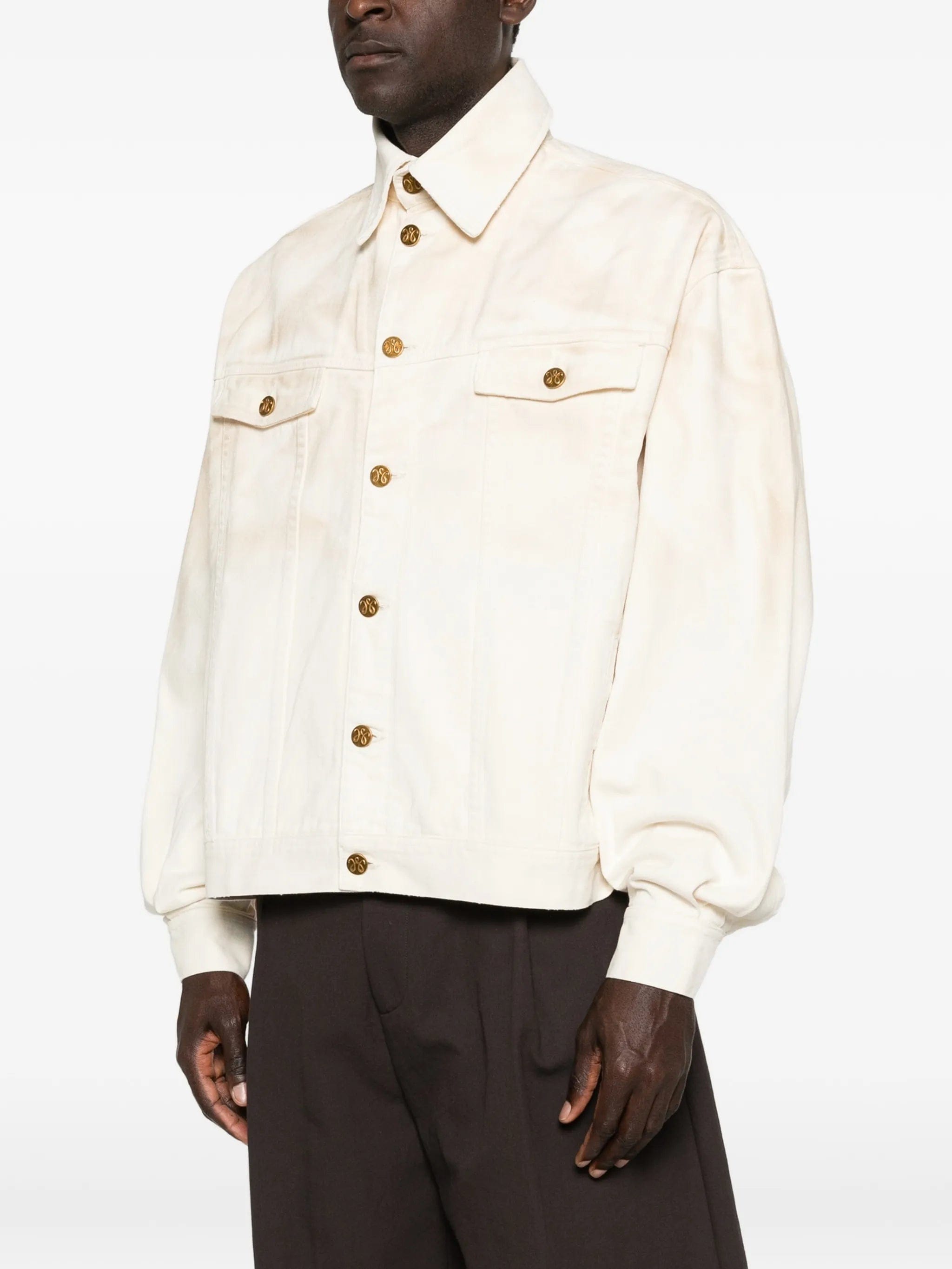 Willy Chavarria oversized denim jacket