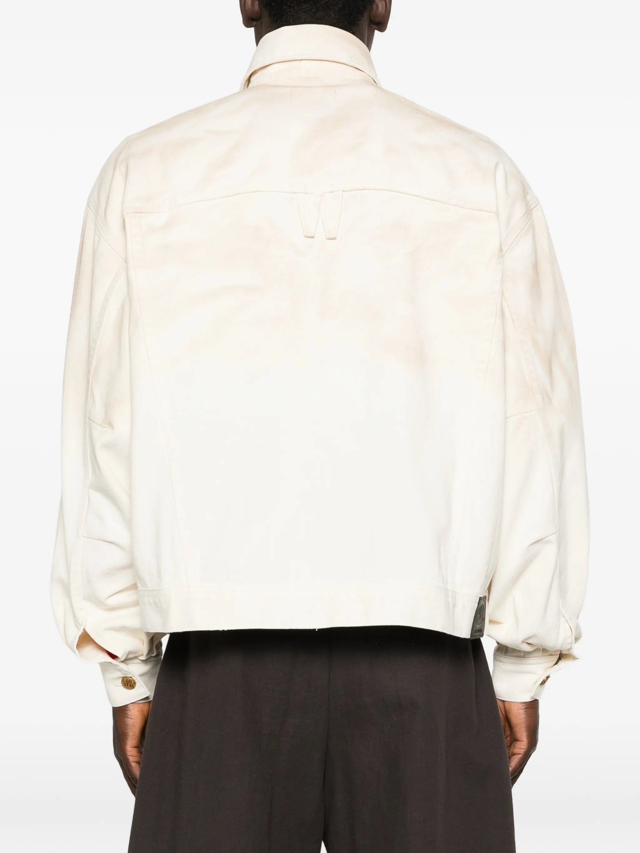 Willy Chavarria oversized denim jacket