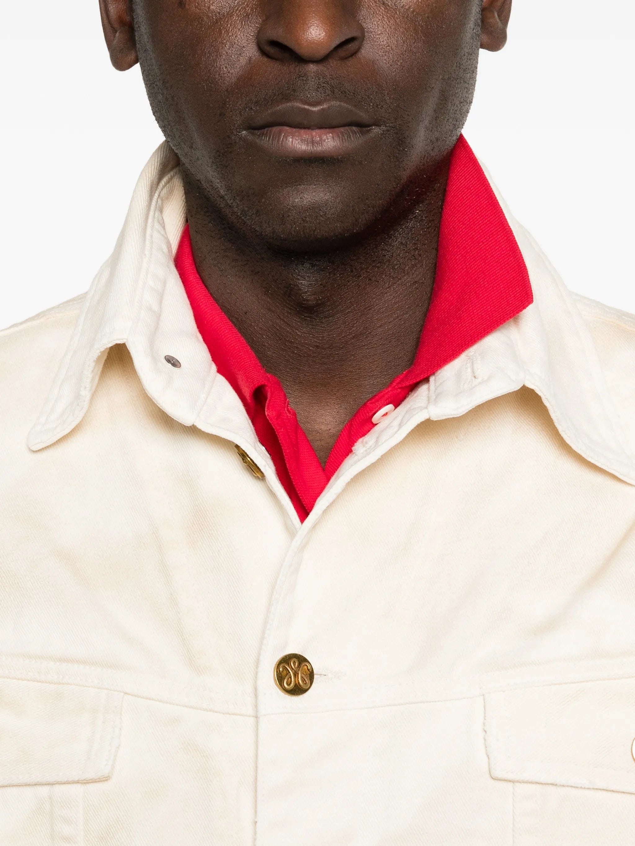 Willy Chavarria oversized denim jacket