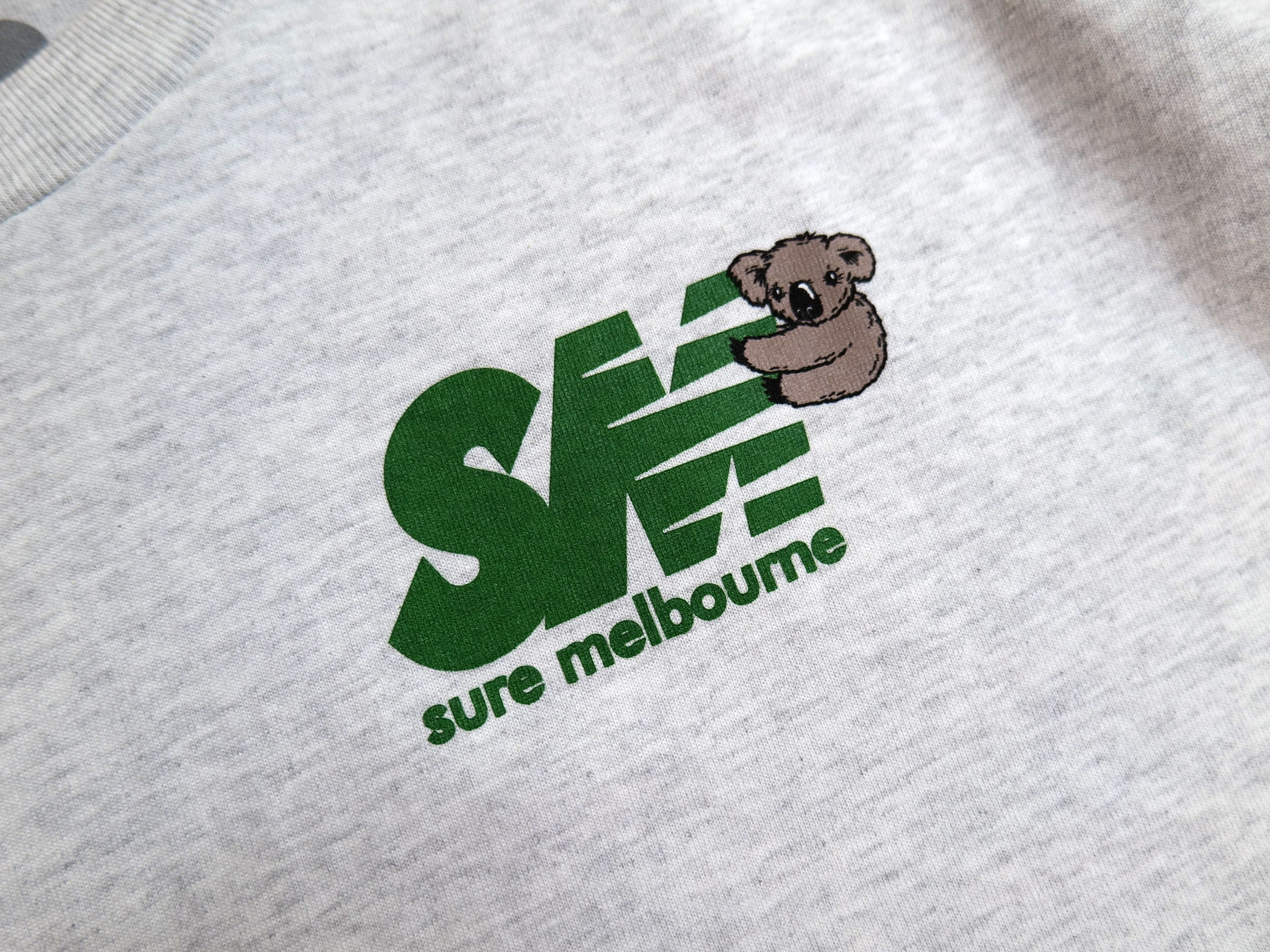 Ash Sure - Clippy T - Ash / Forest Green
