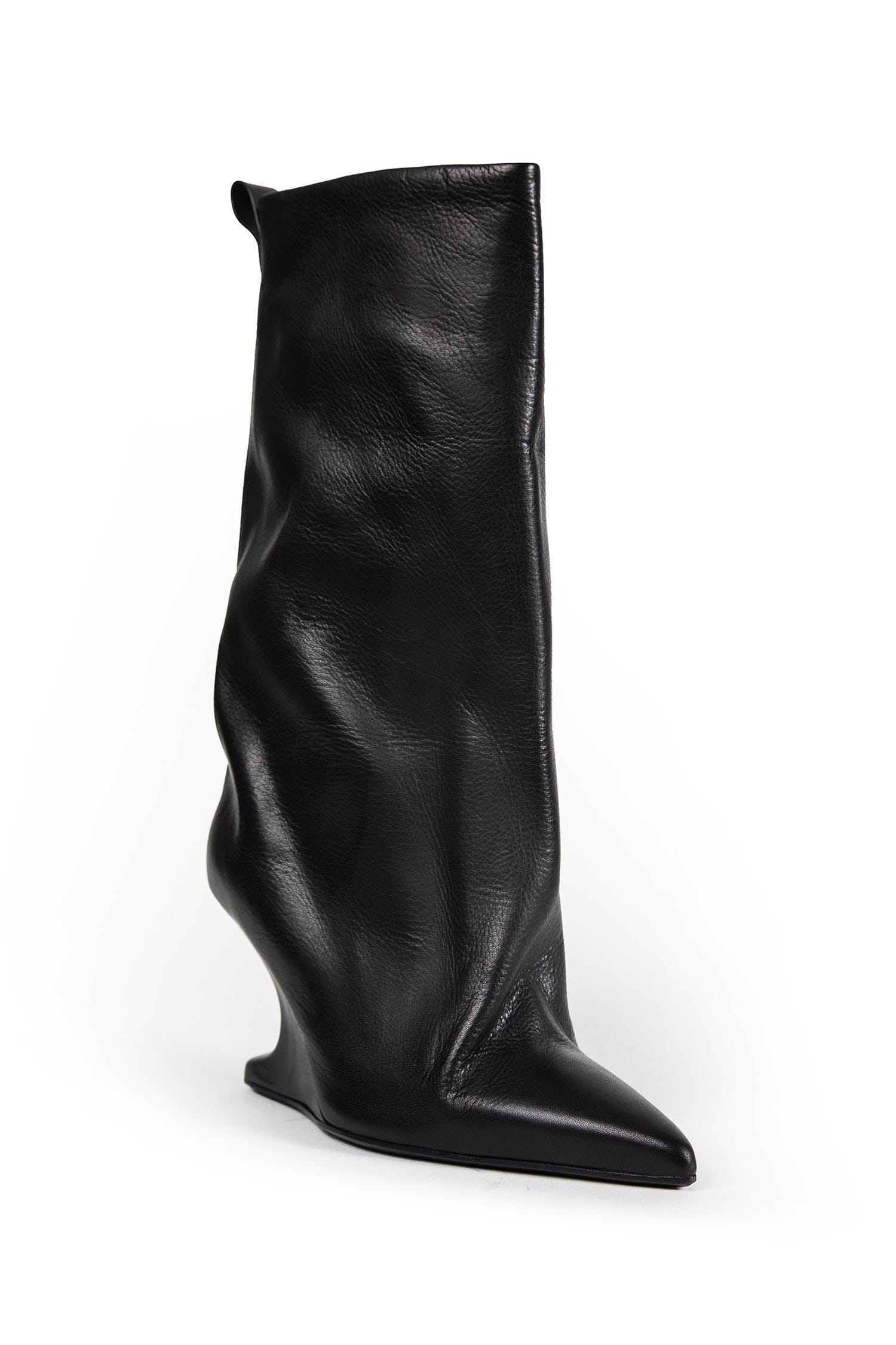 RICK OWENS Temple Cantilever 8 Sharp Flared Boots